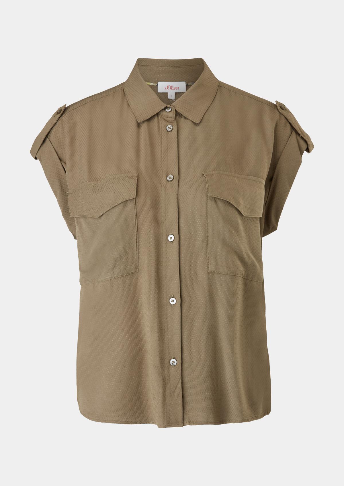 s.Oliver Dobby blouse in viscose