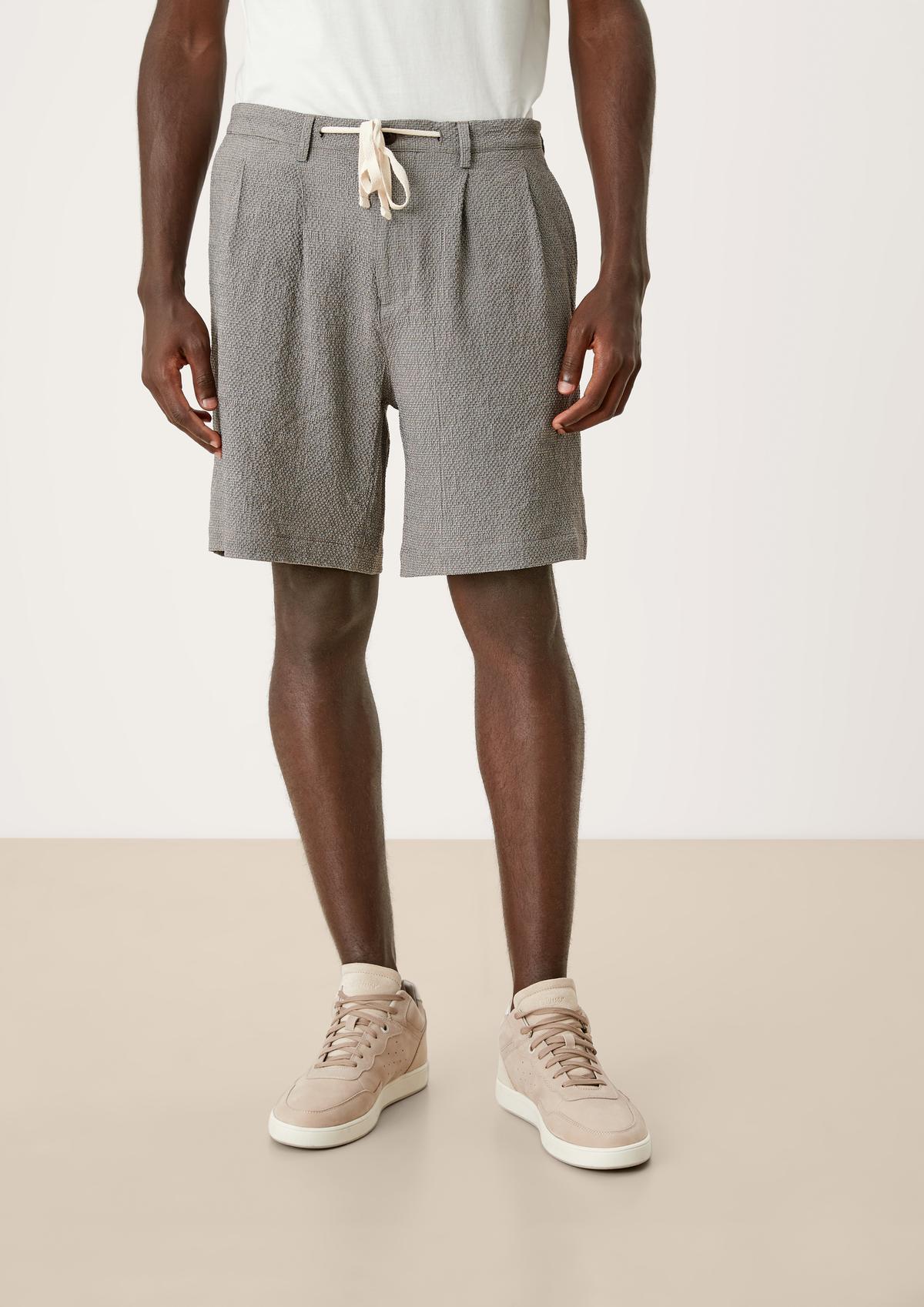 s.Oliver Regular fit: seersucker shorts