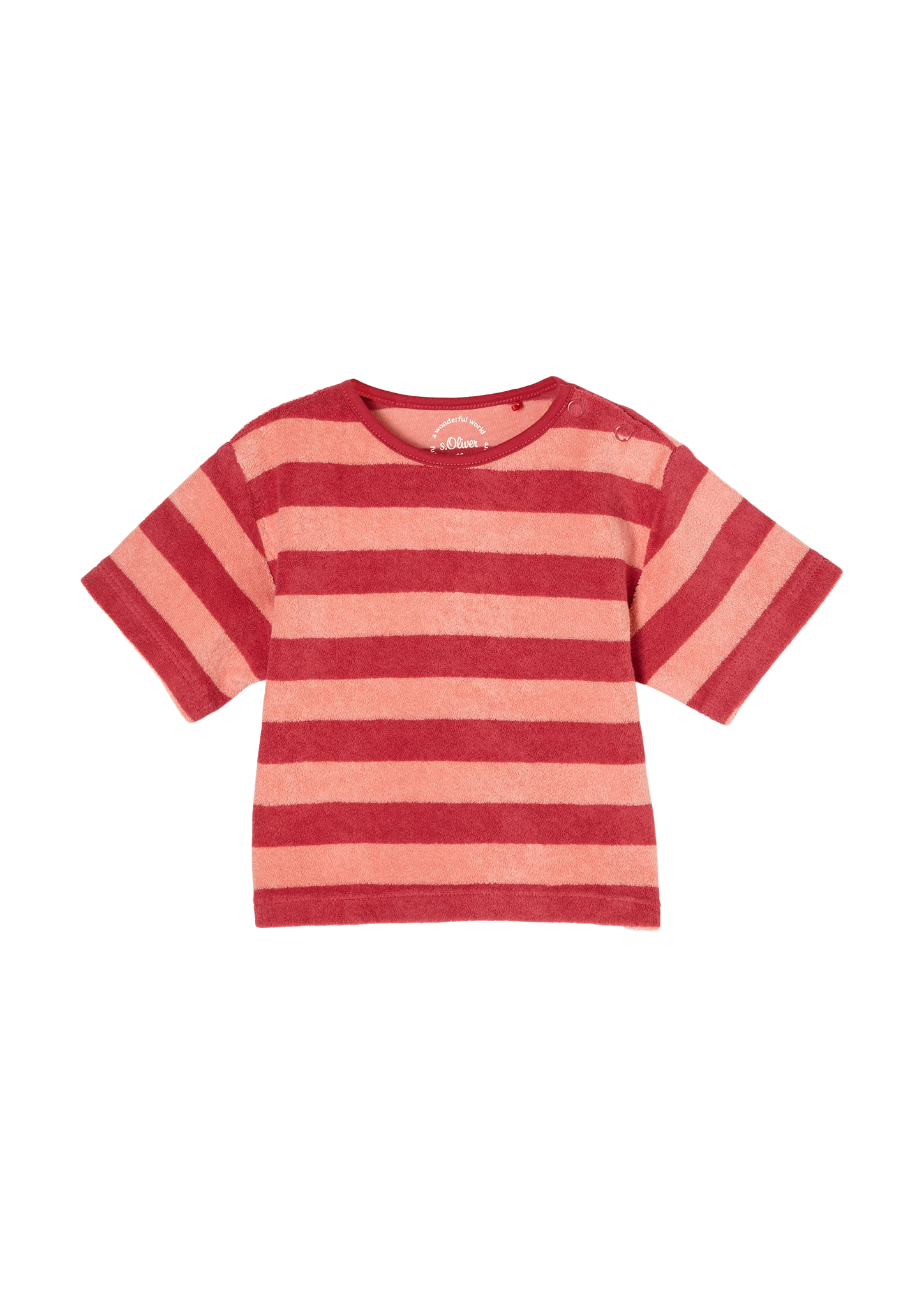 s.Oliver - T-Shirt mit Streifenmuster, Babys, Rosa