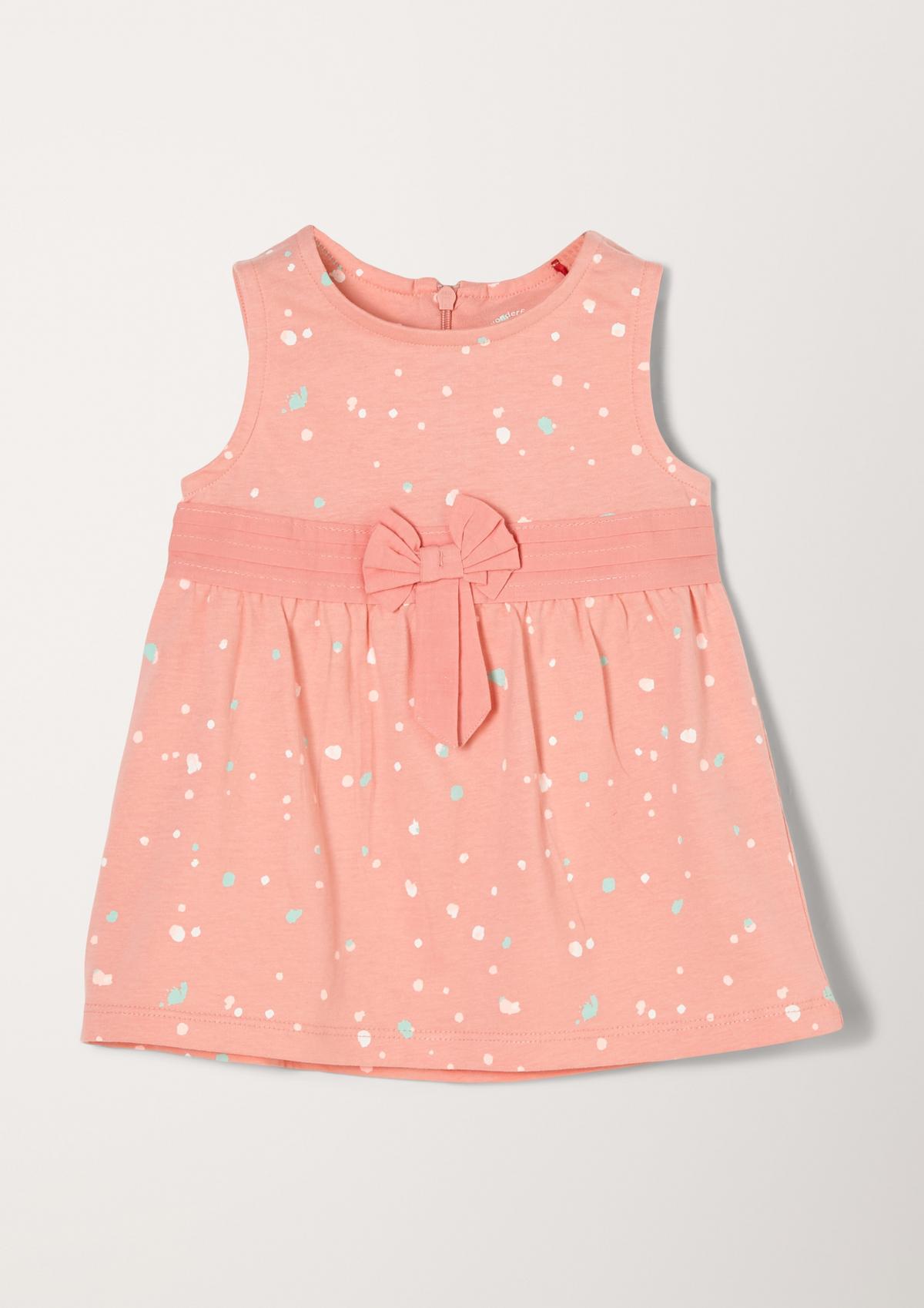 Dress with a polka dot pattern - peach | s.Oliver