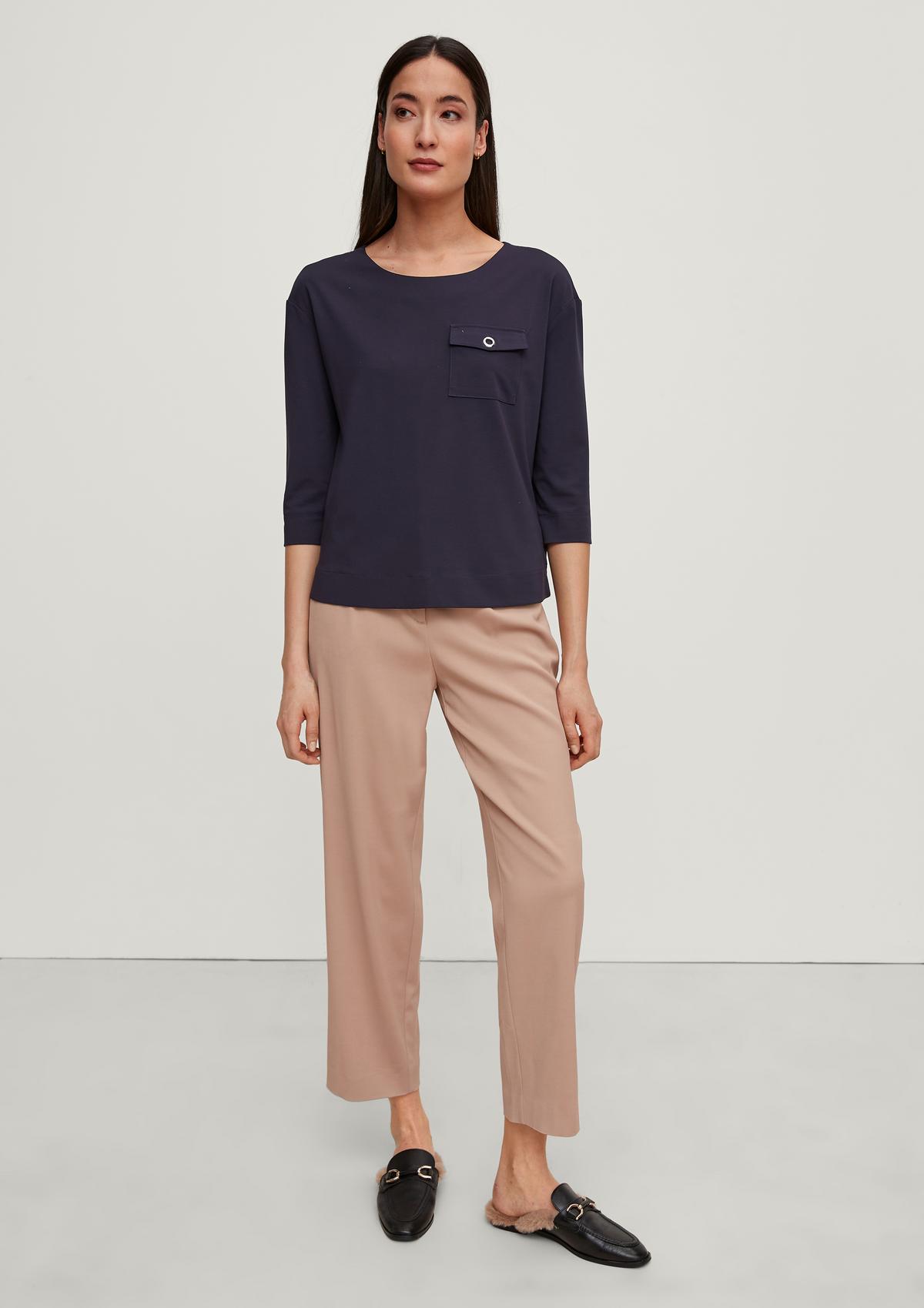 comma Regular fit: cloth trousers with an elasticated waistband