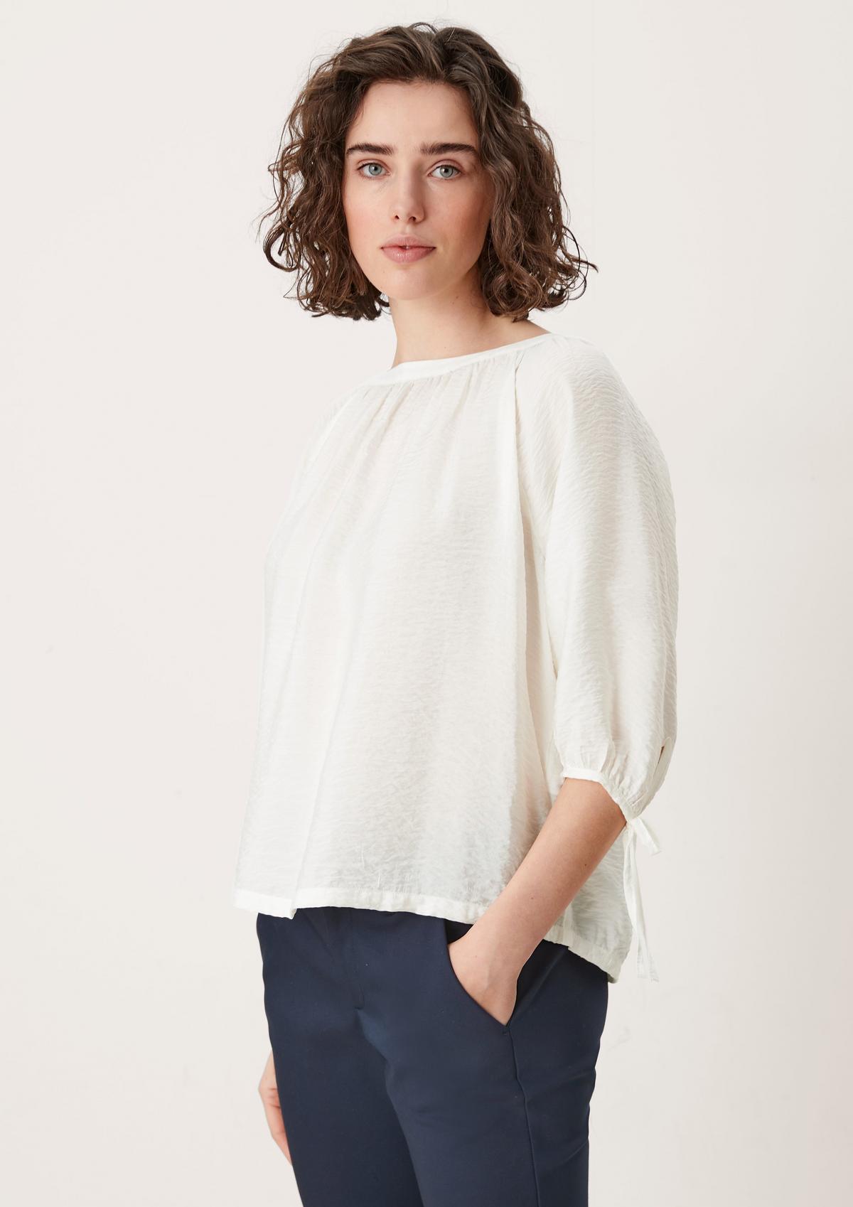 s.Oliver Blouse with ties on the sleeves