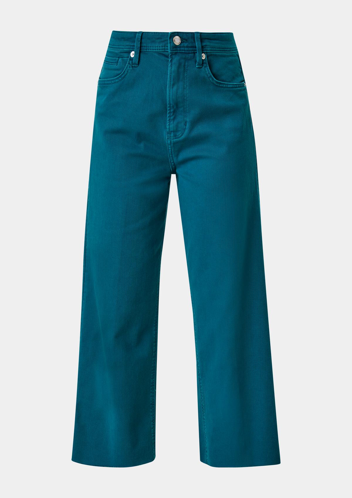s.Oliver Regular: jeans met stoffen ceintuur