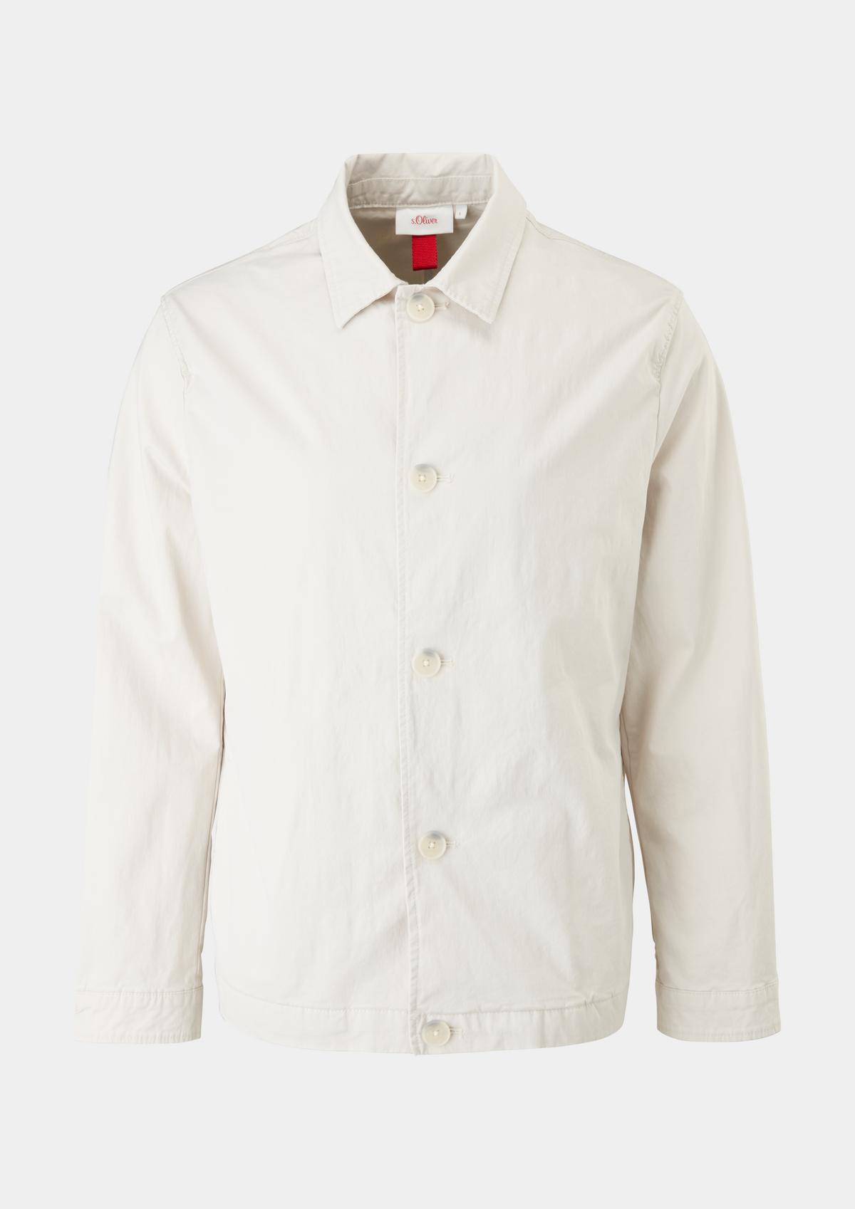 s.Oliver Shirt jacket with a button placket
