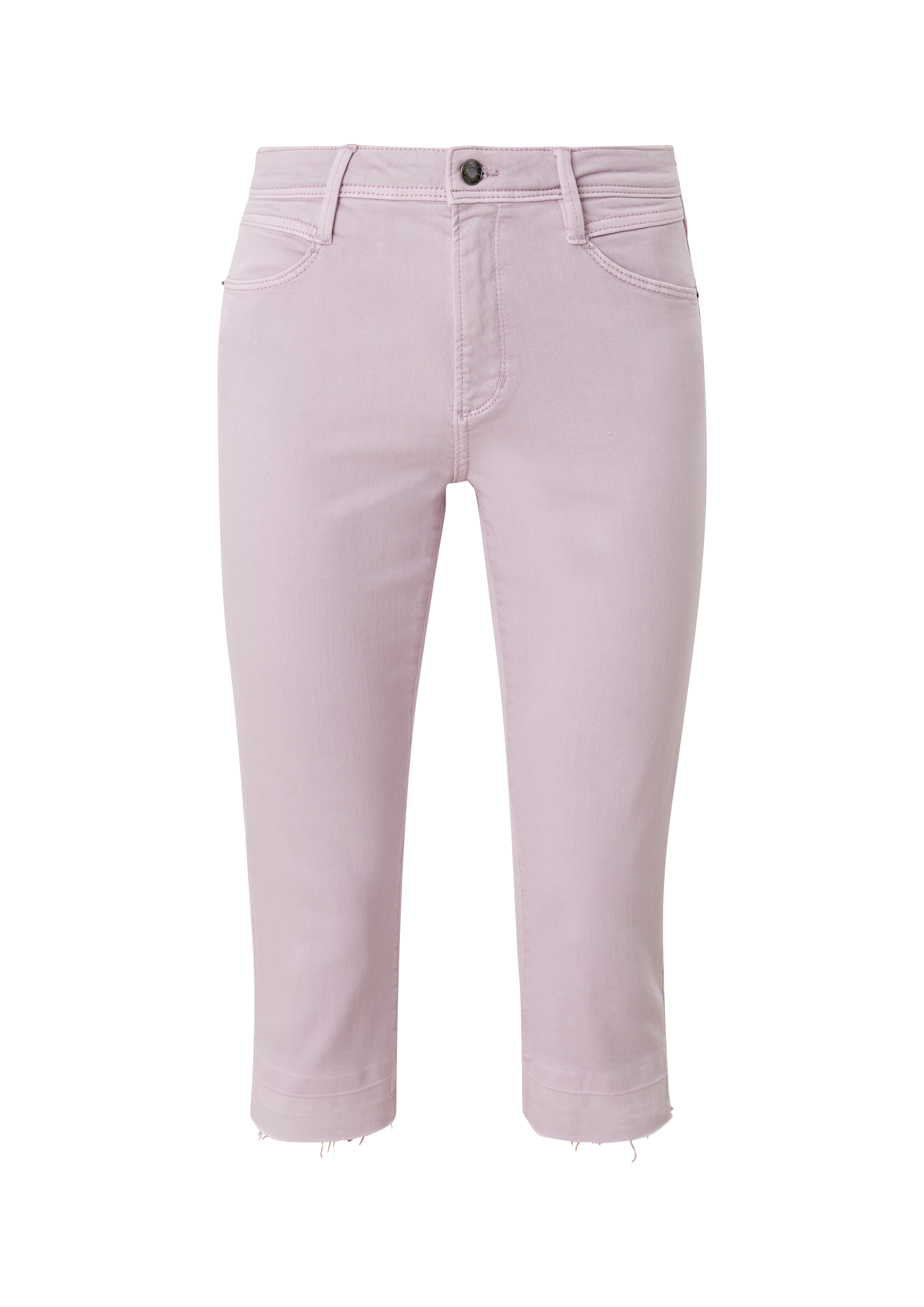 s.Oliver - Capri-Jeans Betsy / Slim Fit / Mid Rise / Tapered Leg, Damen, lila