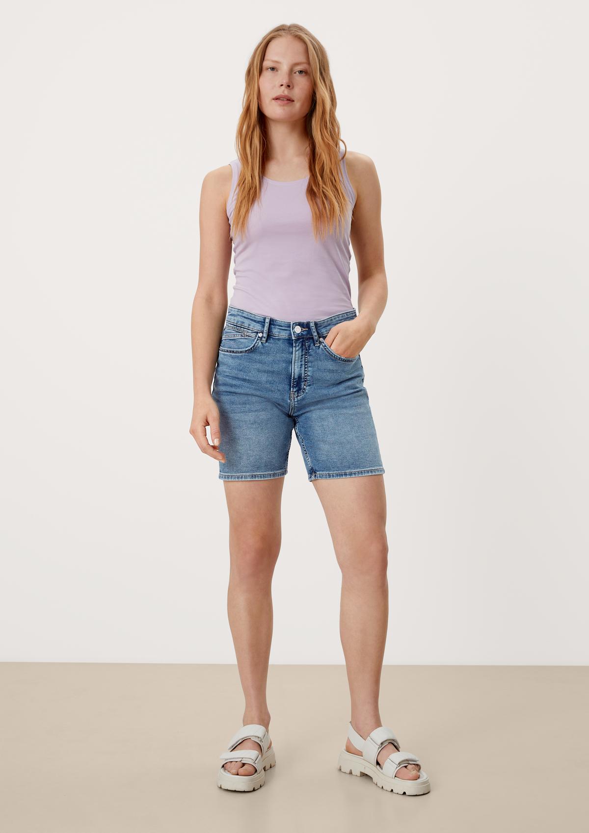 s.Oliver Jeans-Shorts Franciz / Relaxed Fit / Mid Rise / Straight Leg