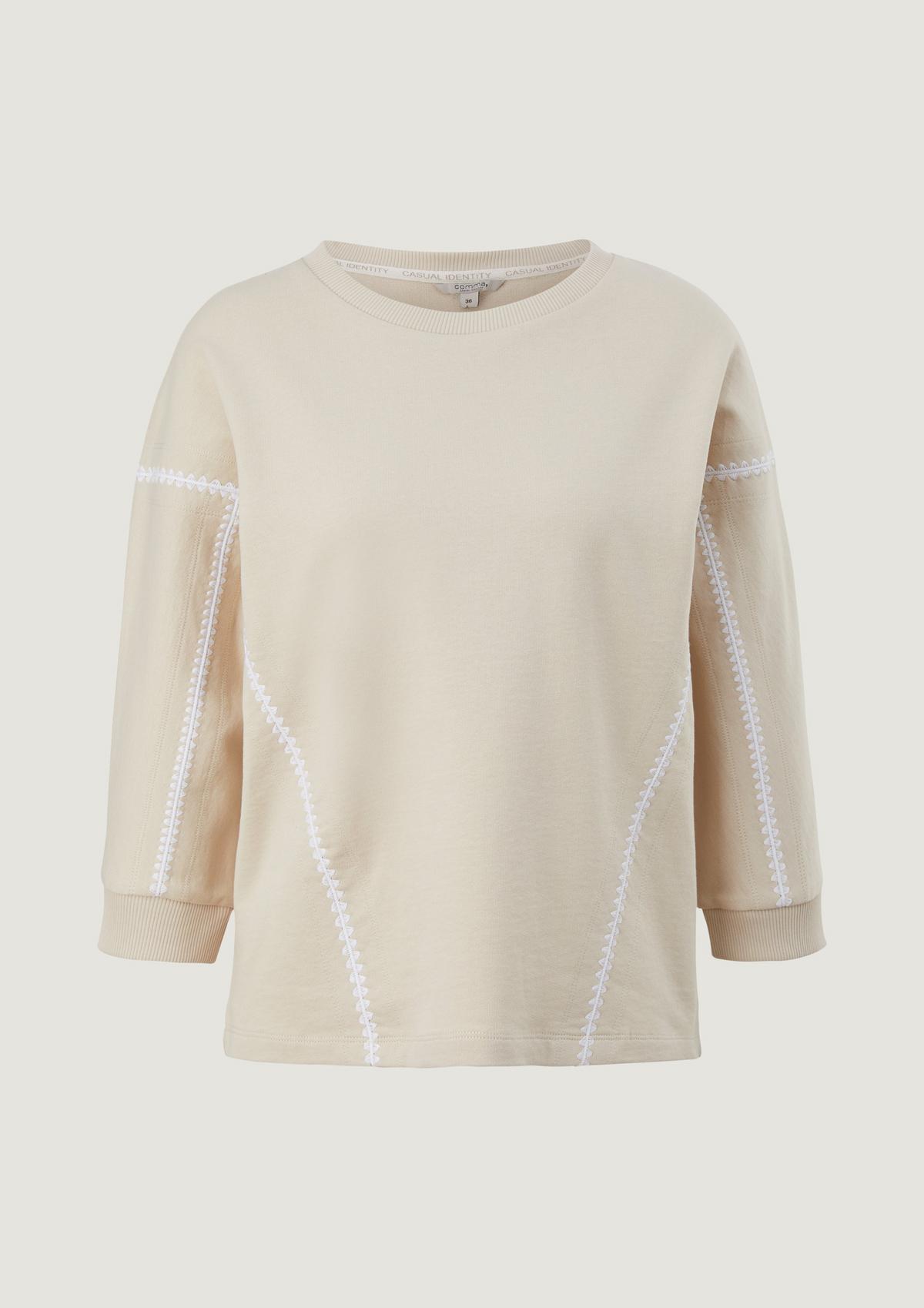 comma Jumper with embroidered details