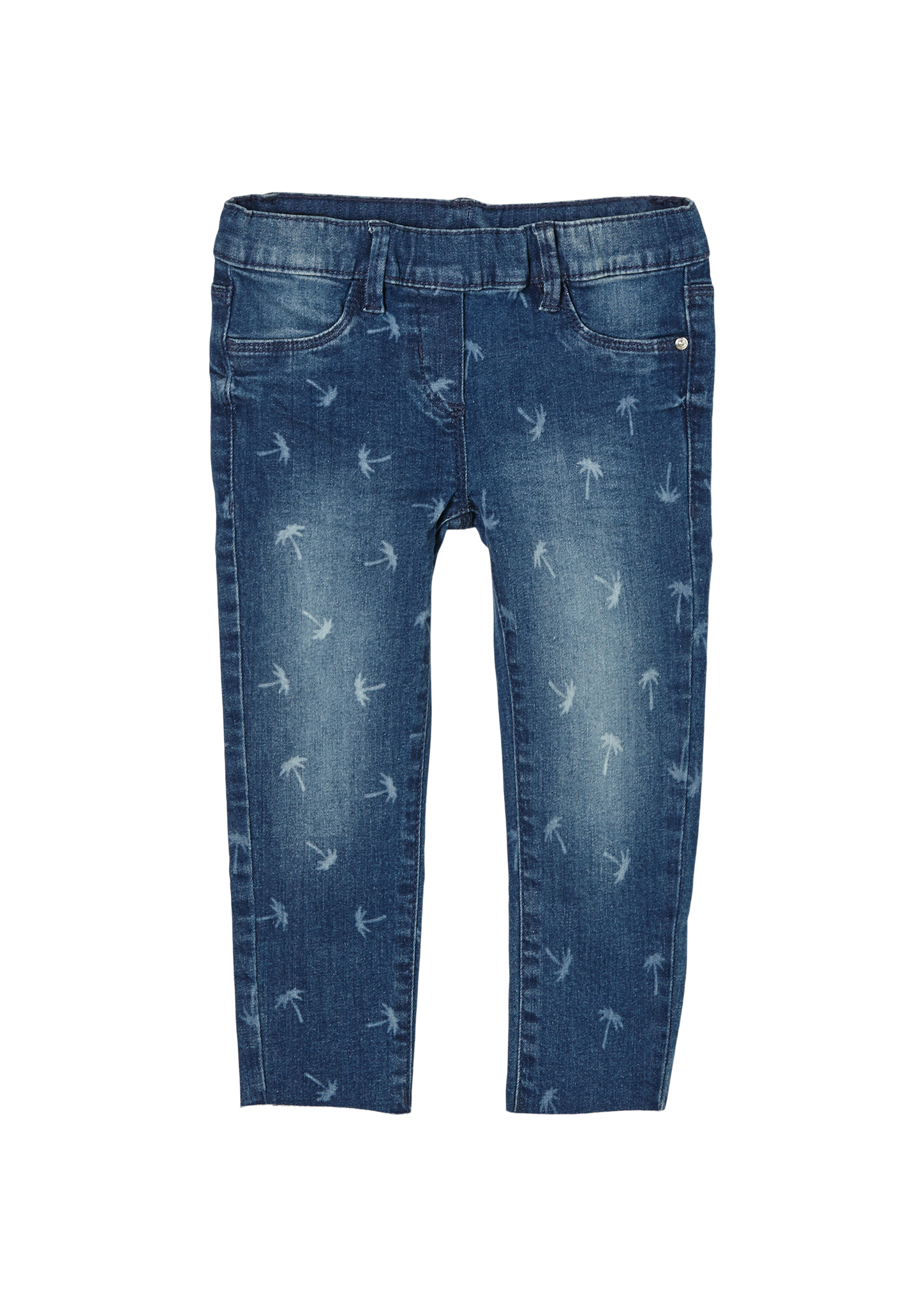 s.Oliver - Cropped-Jeans Treggings / Skinny Fit / Mid Rise / High Rise / Skinny Leg, Kinder, blau