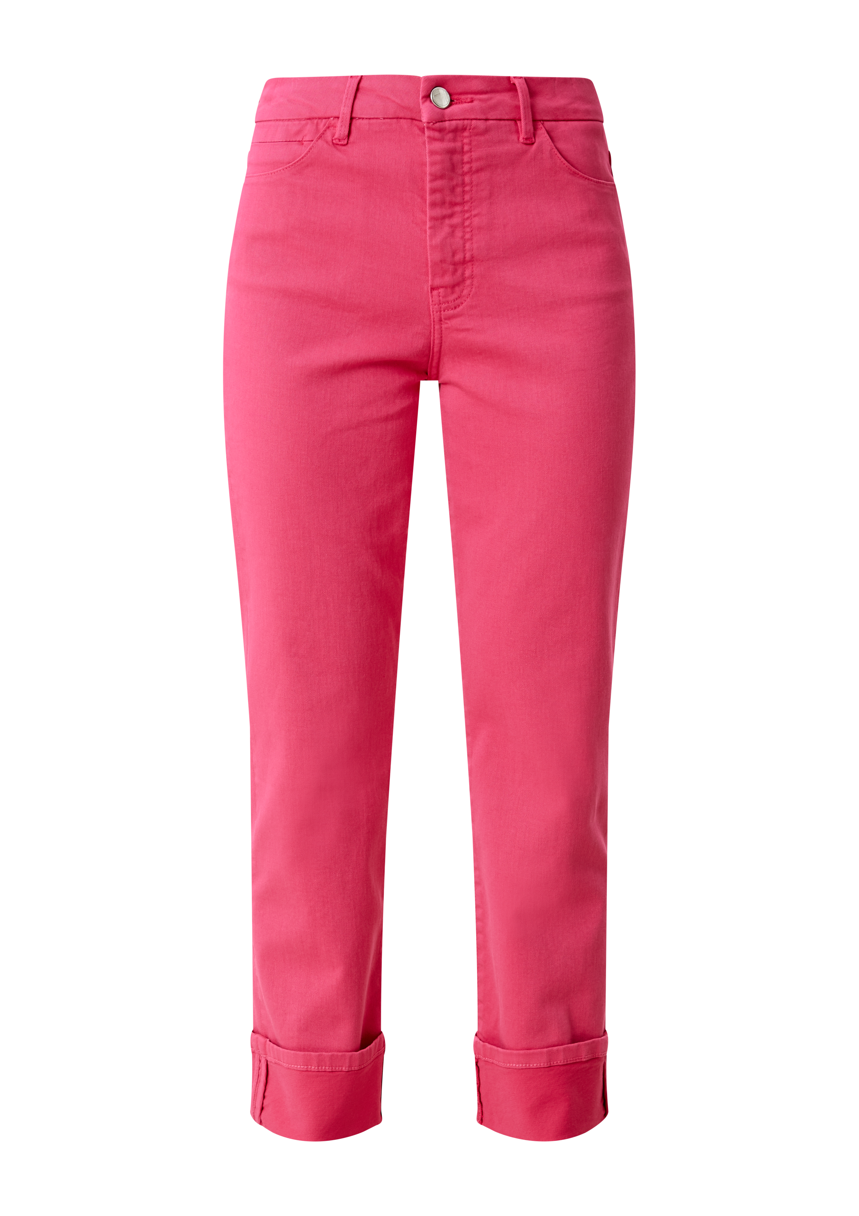 s.Oliver - Jeans Sally / Slim Fit / Mid Rise / Straight Leg, Damen, Rosa