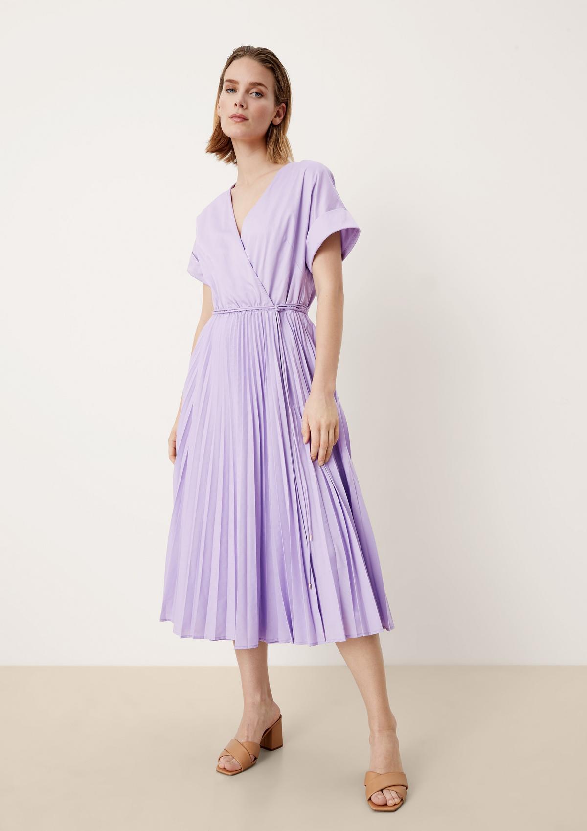 s.Oliver Wrap dress with a pleated skirt