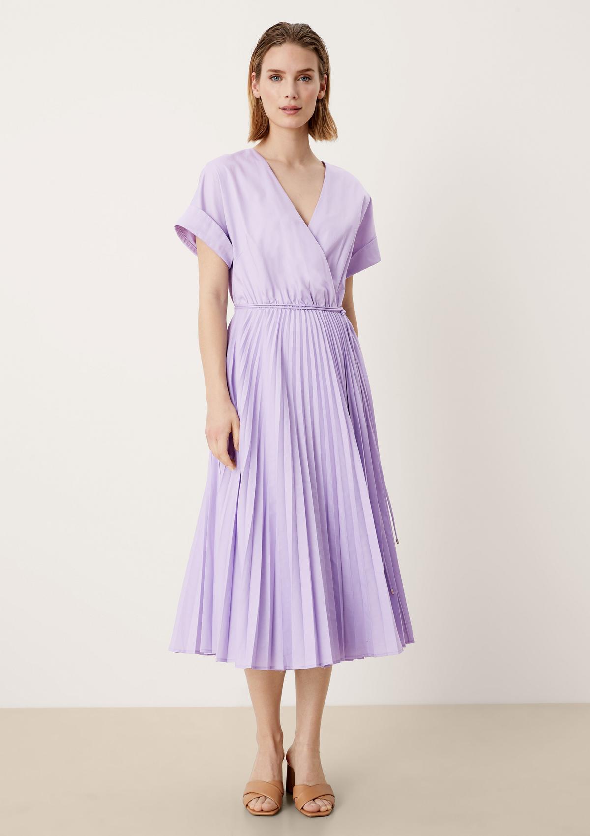 s.Oliver Wrap dress with a pleated skirt