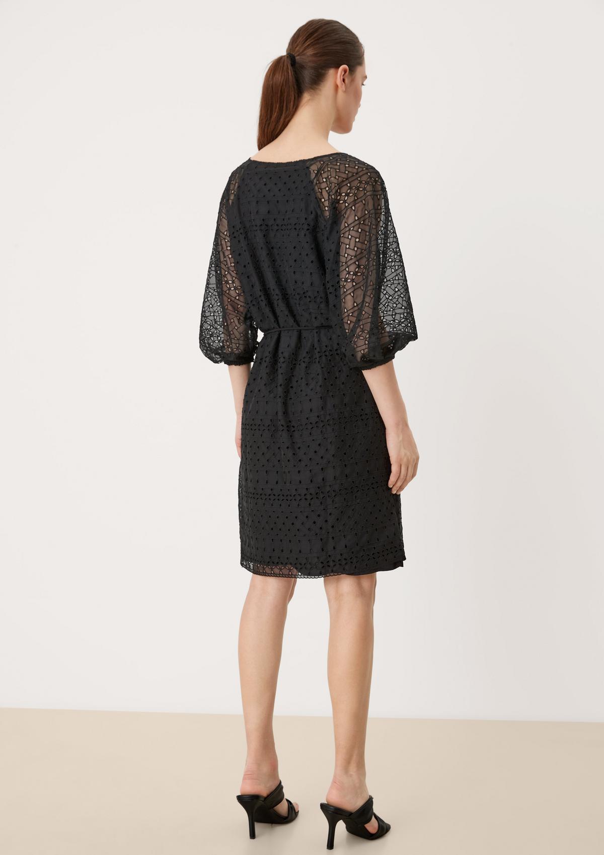 s.Oliver Lace dress with puff sleeves