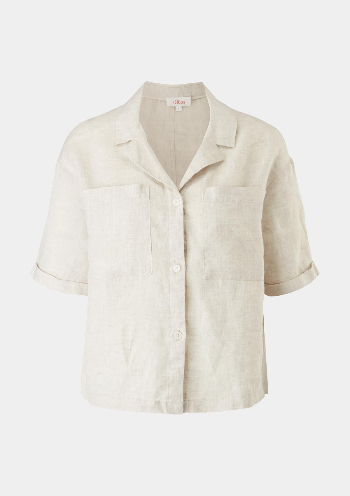 s.Oliver Blouse made of natural linen