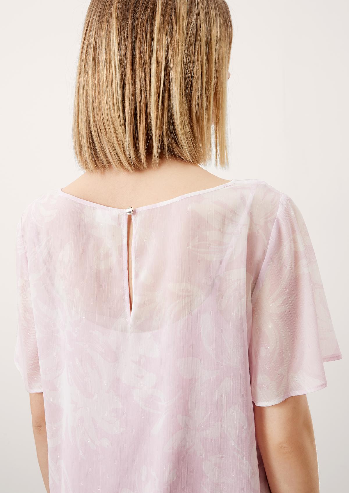 s.Oliver Chiffon blouse with a strappy top