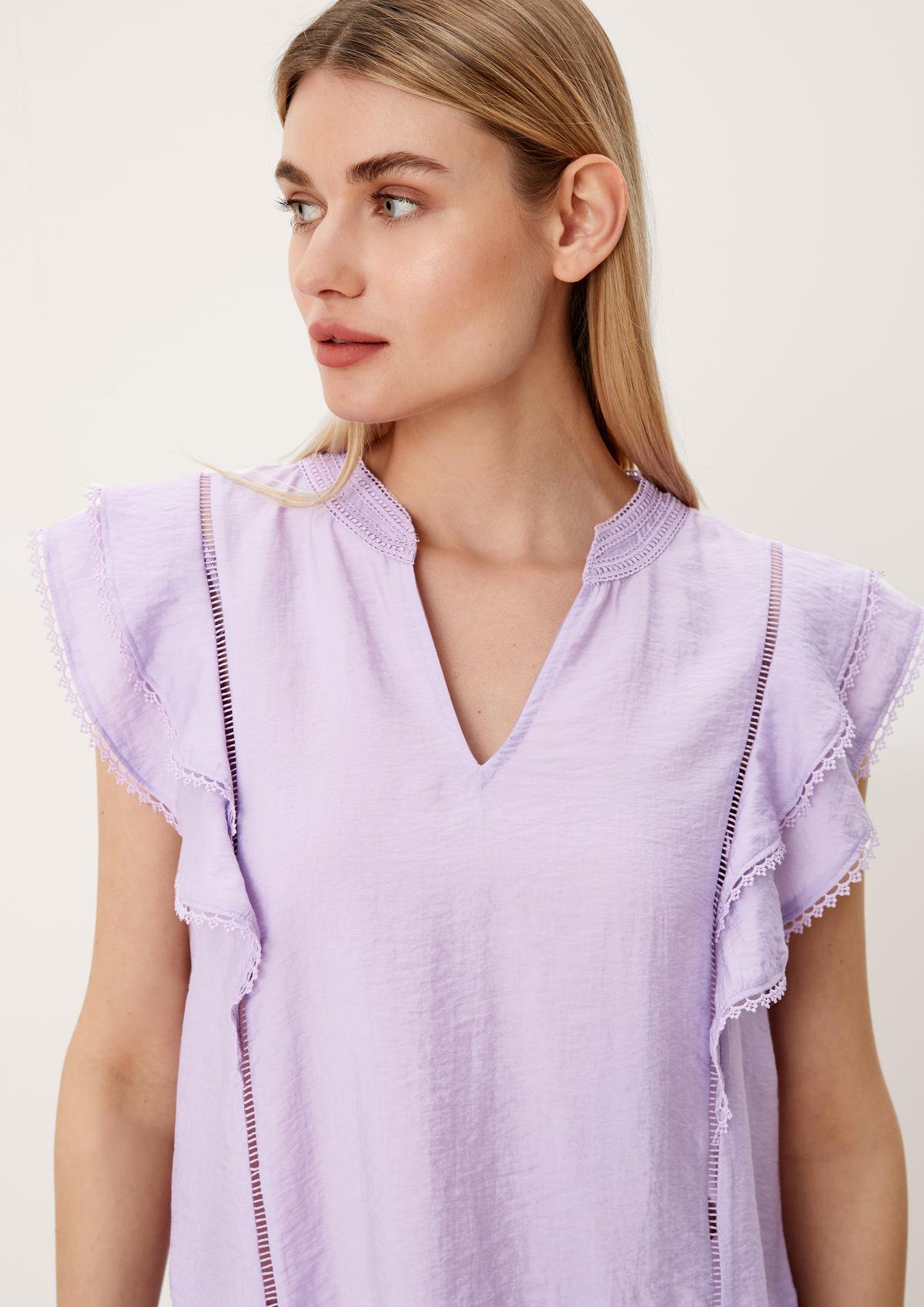 s.Oliver Blouse with lace details