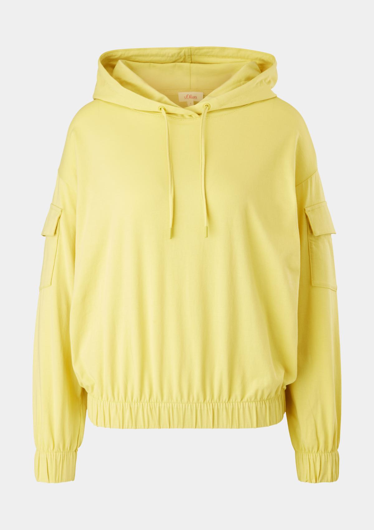 s.Oliver Hooded top with sleeve pockets