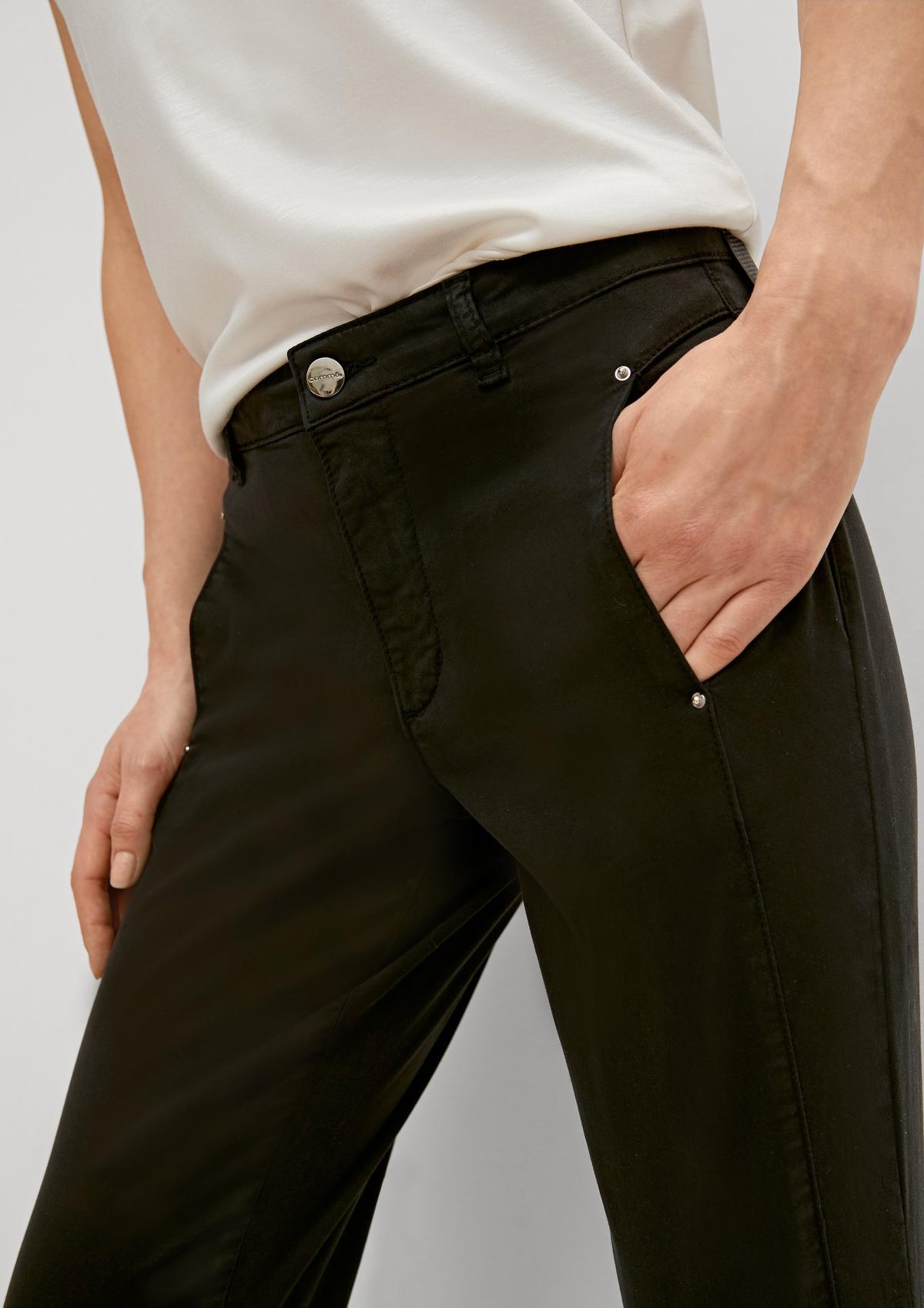 comma Slim: lyocell blend trousers