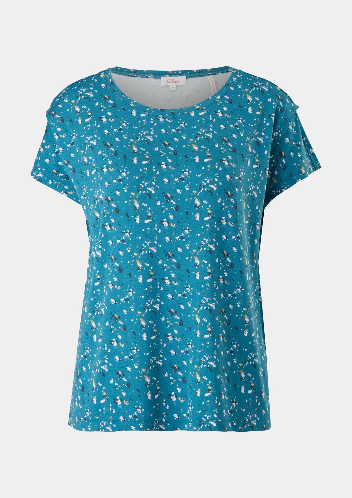 s.Oliver T-shirt met all-over print
