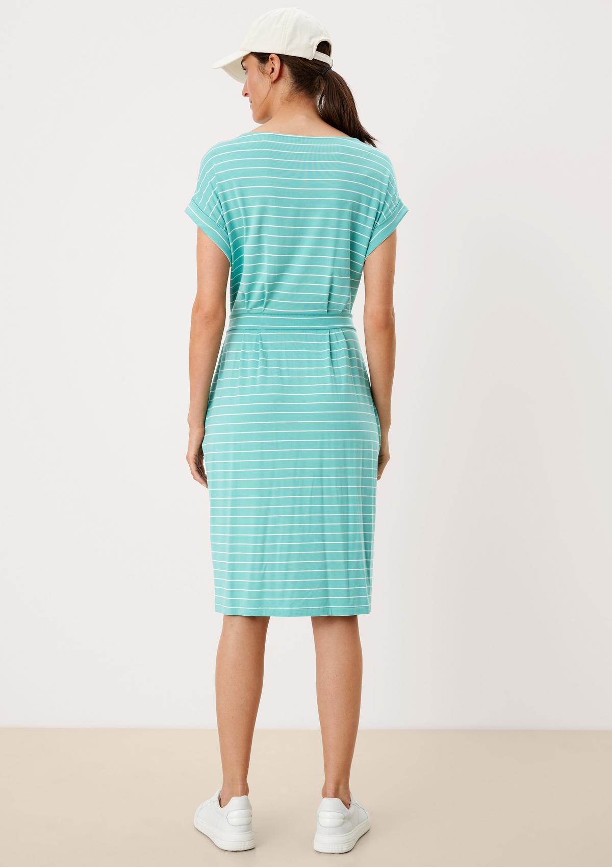 s.Oliver Jersey dress with stripes