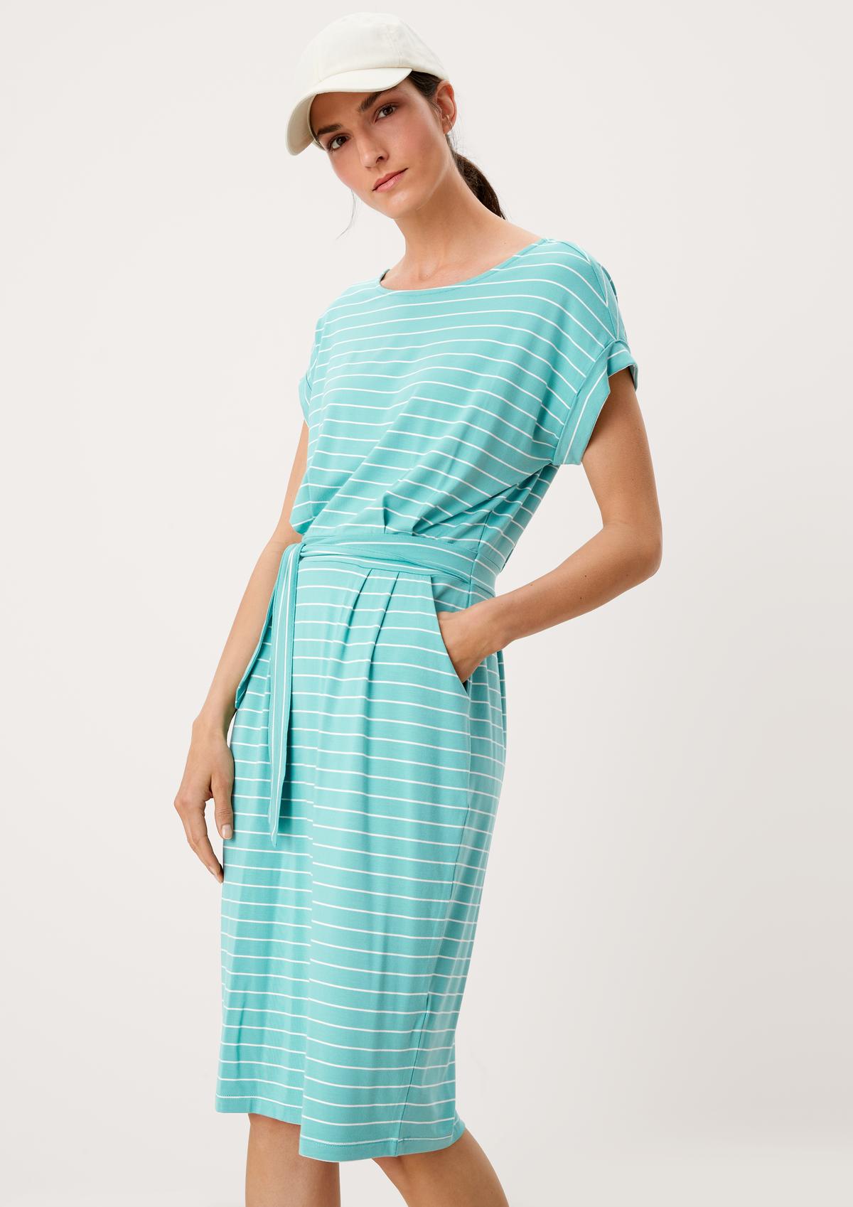 s.Oliver Jersey dress with stripes