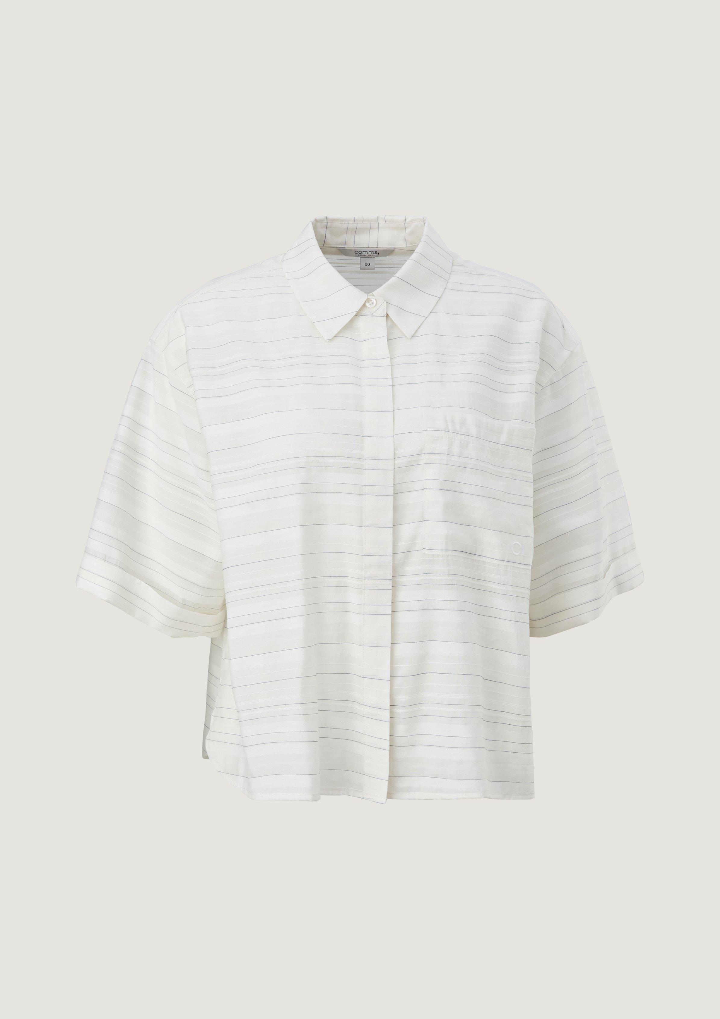 Jacquardbluse in 01G3