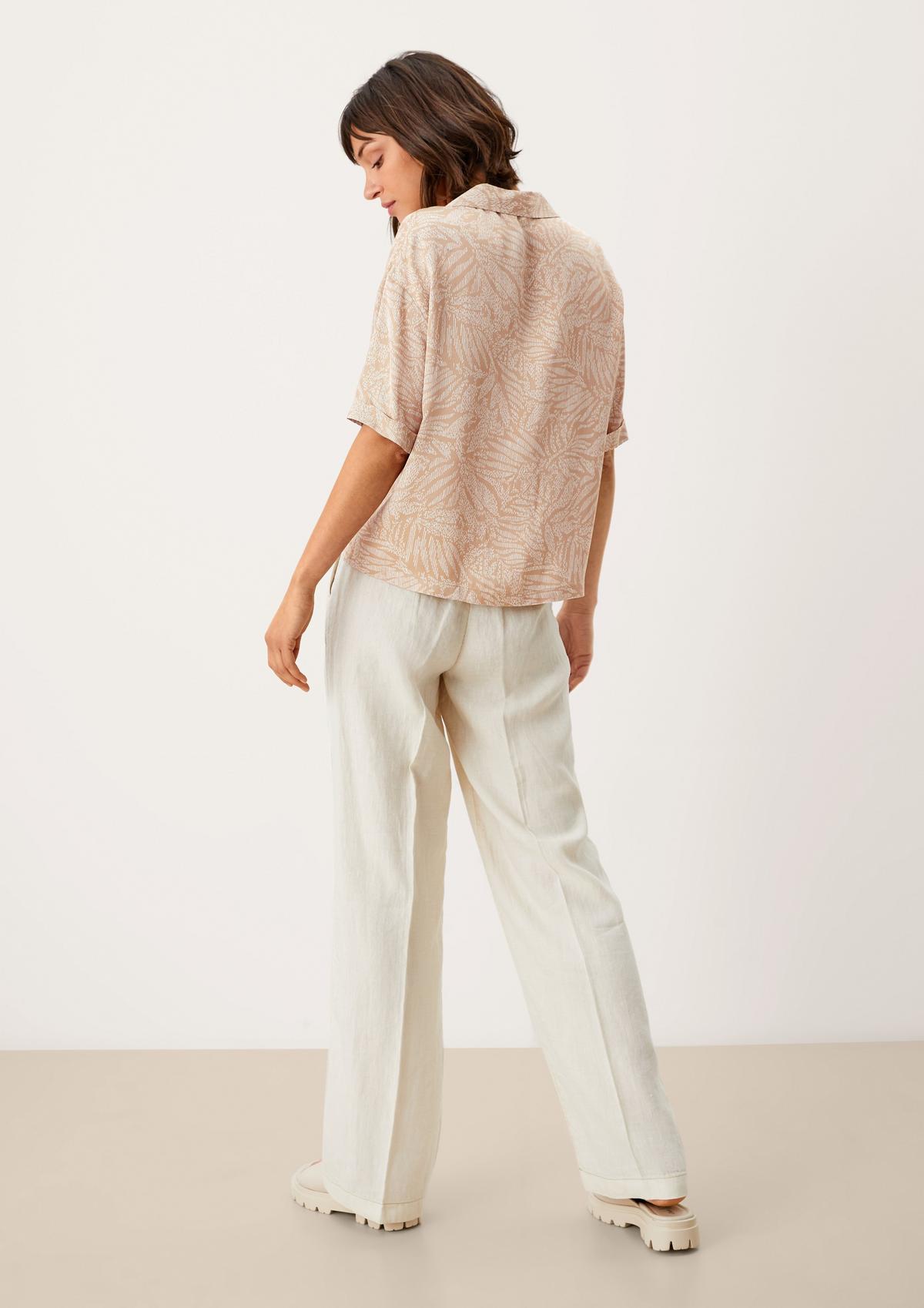 s.Oliver Short sleeve blouse in a boxy fit