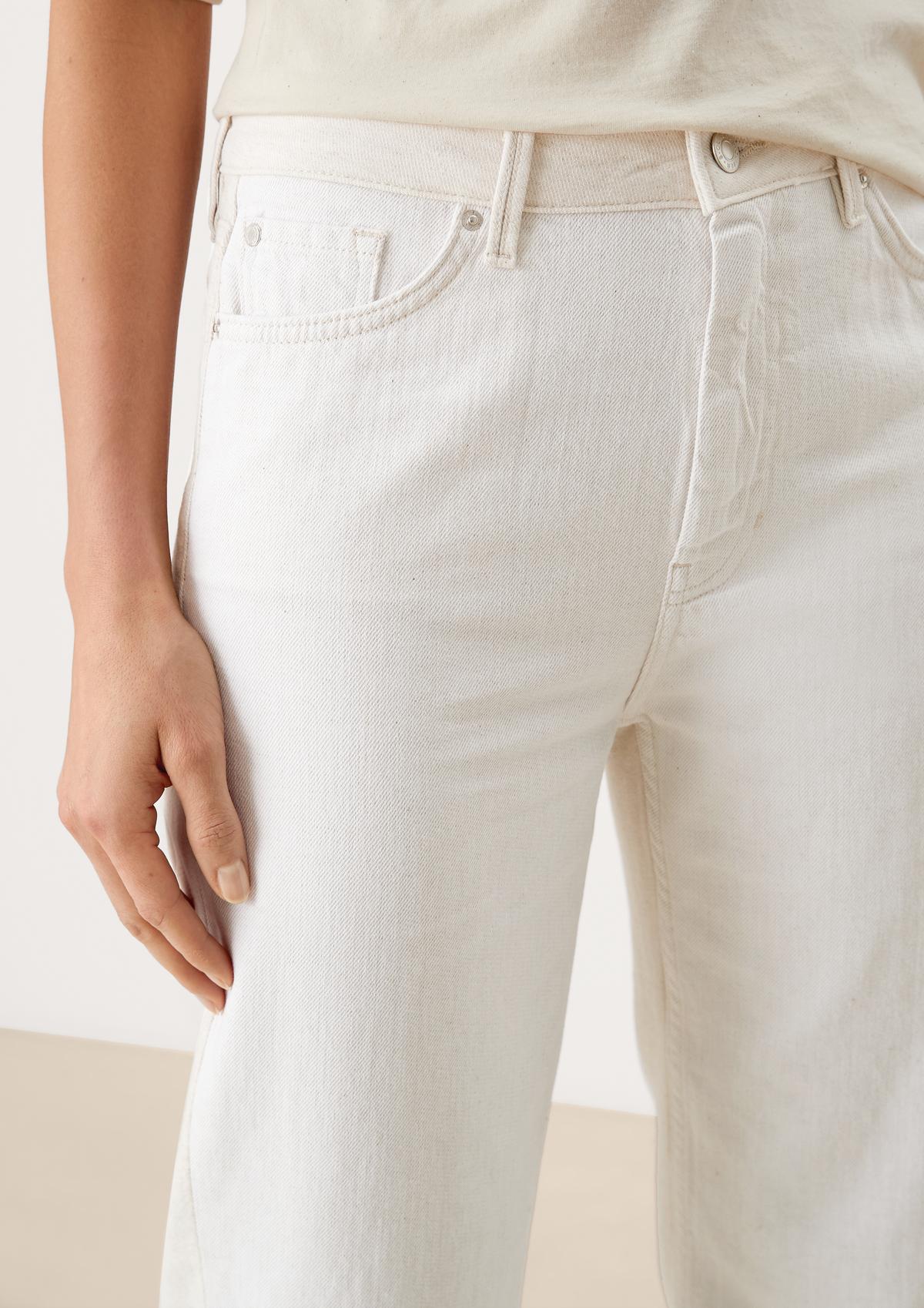 s.Oliver Regular: Jeans im Leinenmix