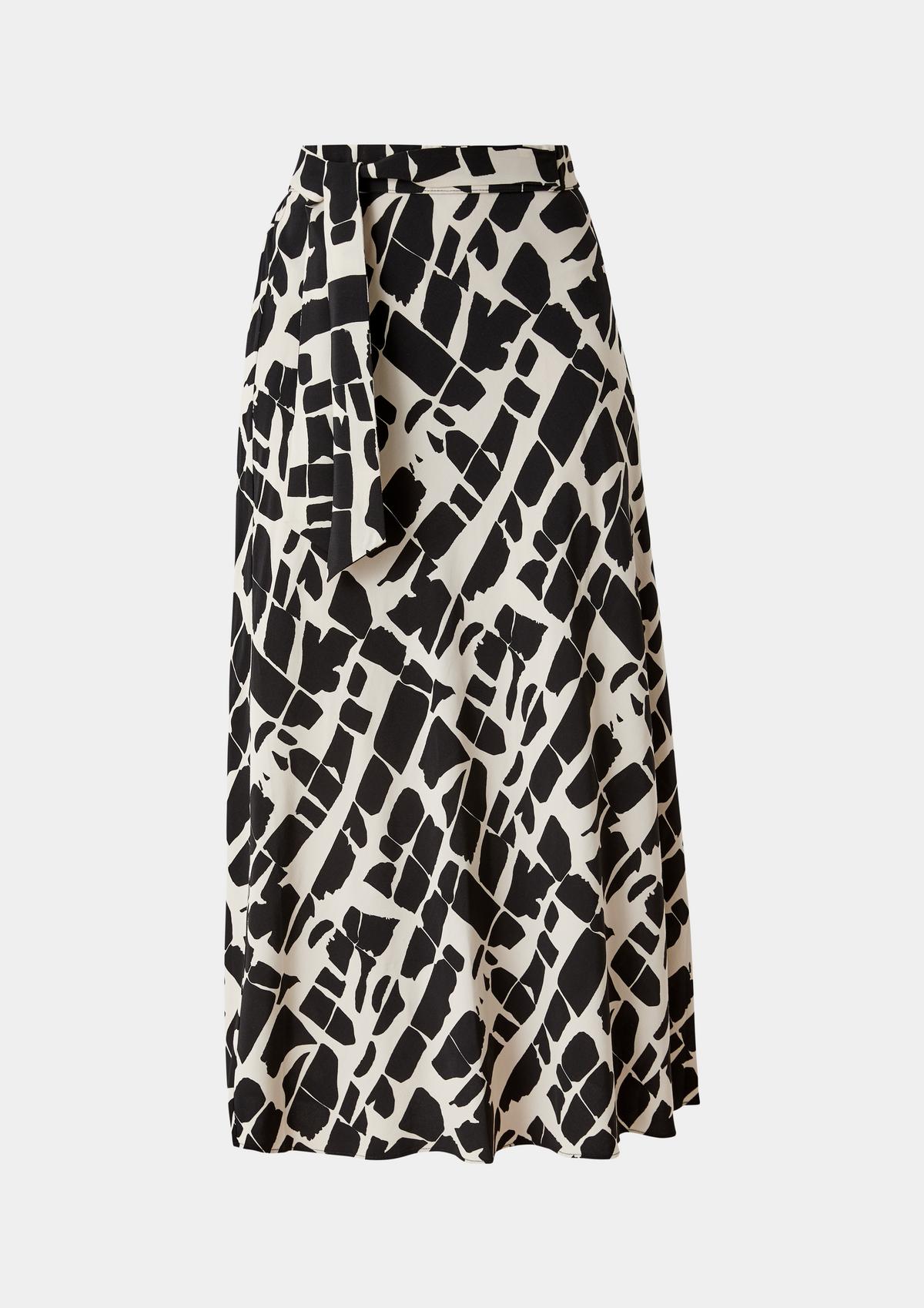 s.Oliver Midi skirt with a side tie