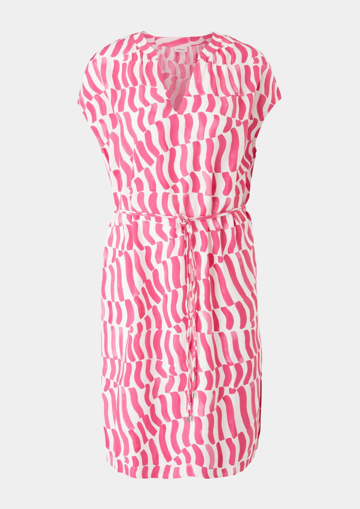 s.Oliver Dress with an all-over pattern
