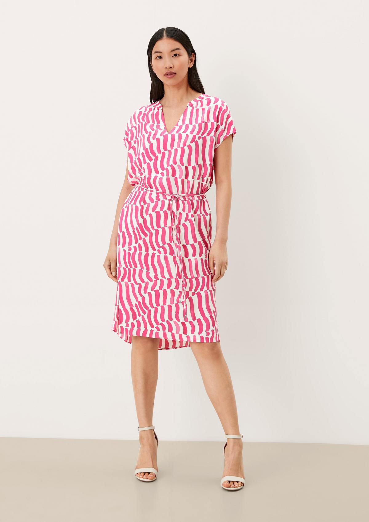 s.Oliver Dress with an all-over pattern