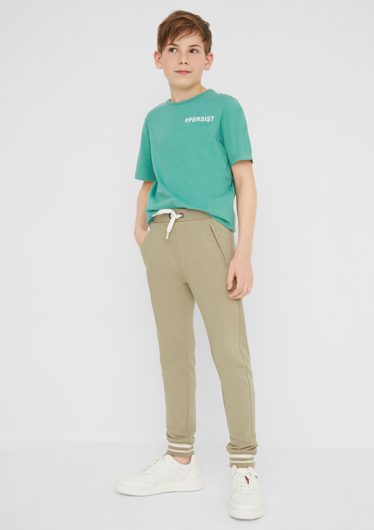 s.Oliver Regular fit: tracksuit bottoms made of sweatshirt fabric