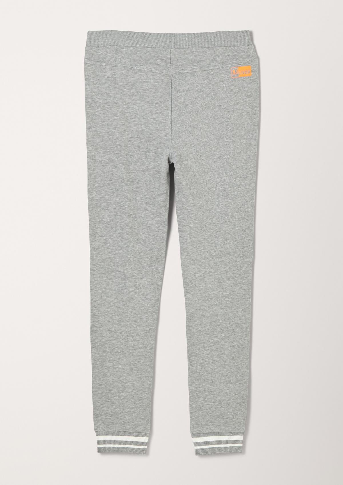 s.Oliver Regular fit: tracksuit bottoms made of sweatshirt fabric