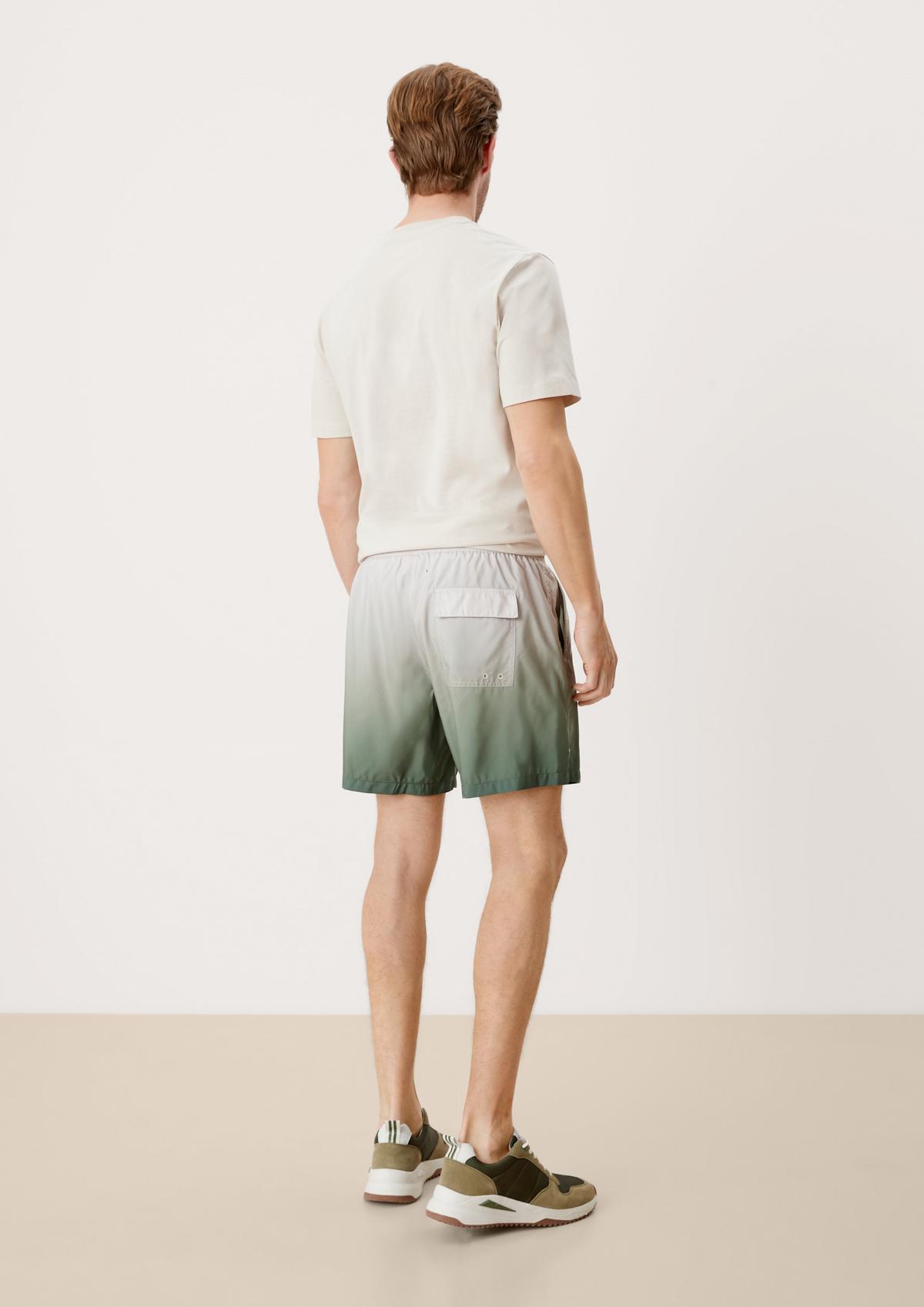 s.Oliver Regular fit: swimming trunks with colour graduation