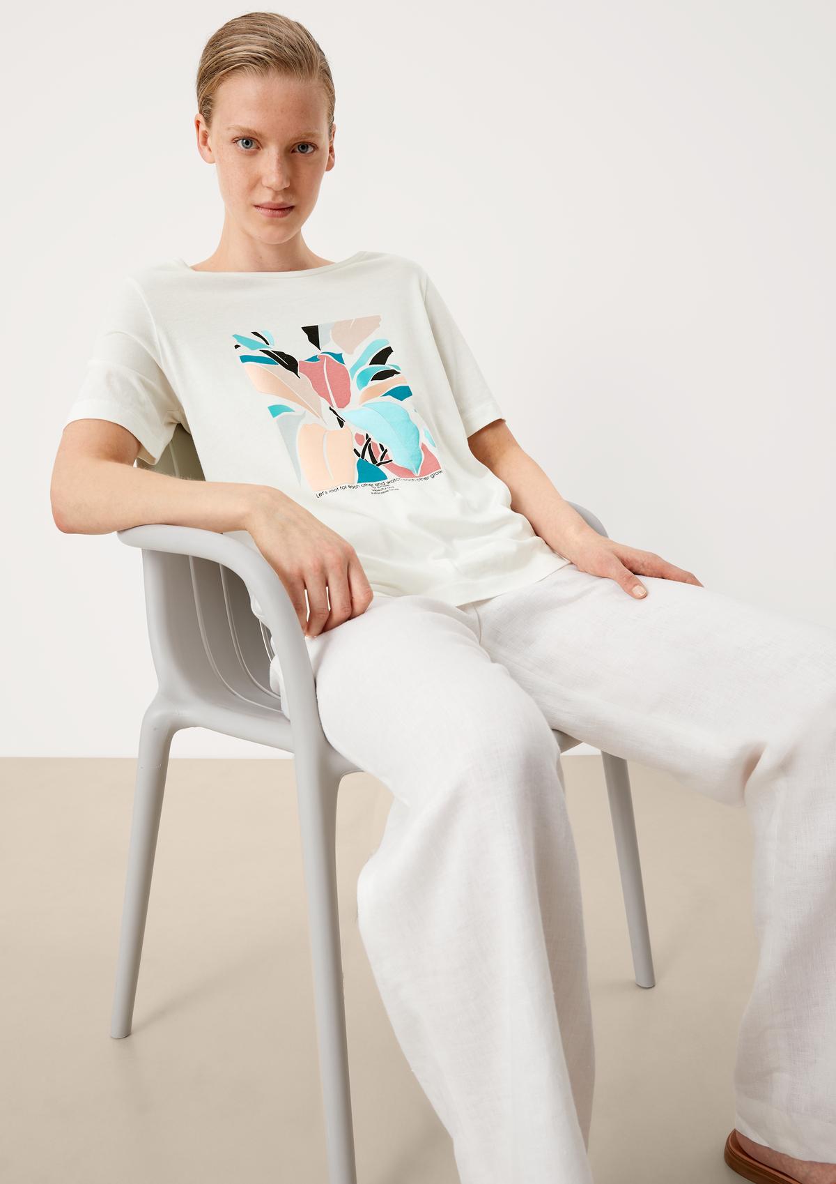 s.Oliver T-shirt with an effect print