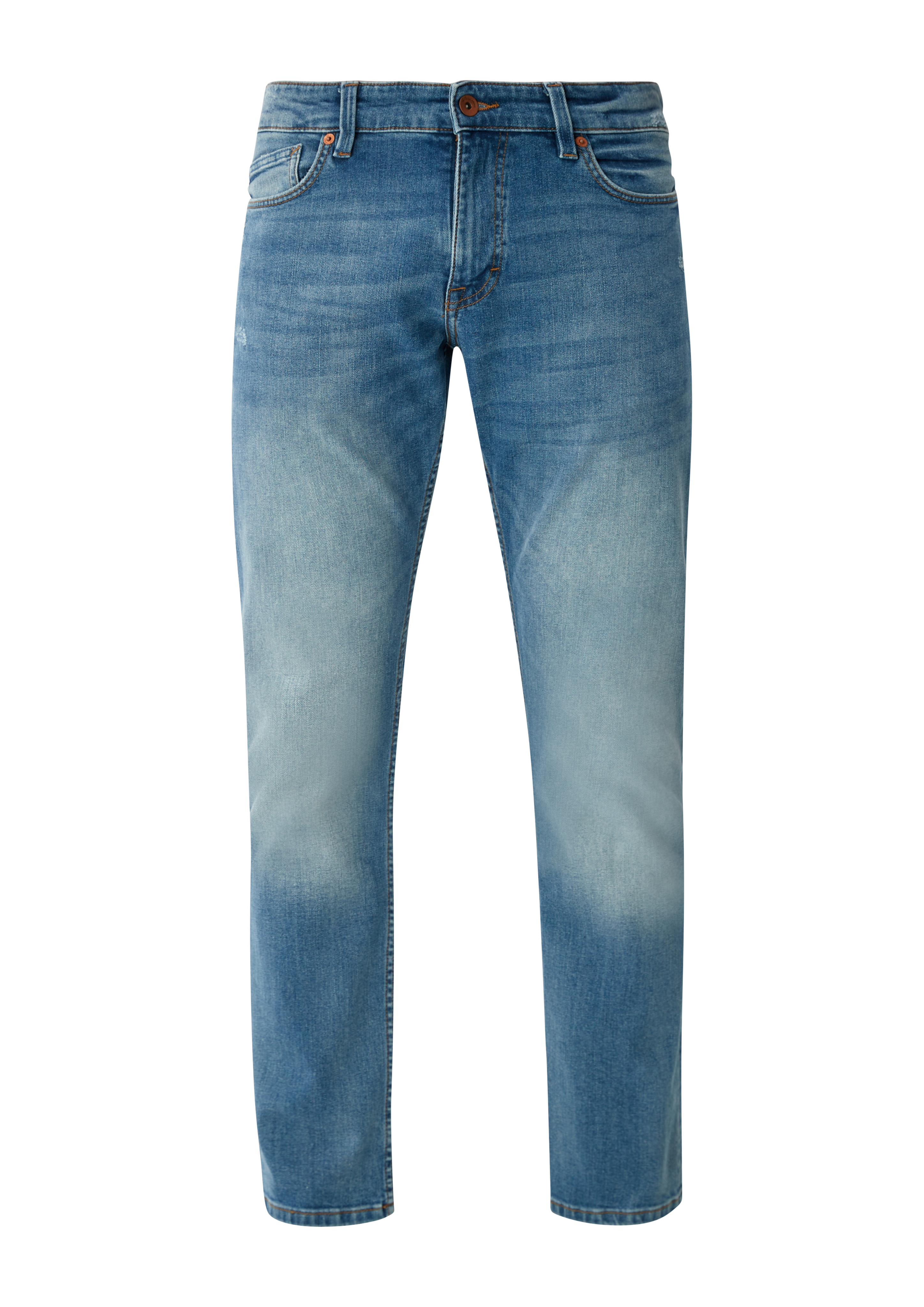 QS - Jeans Rick / Slim Fit / Mid Rise / Slim Leg, Herren, blau