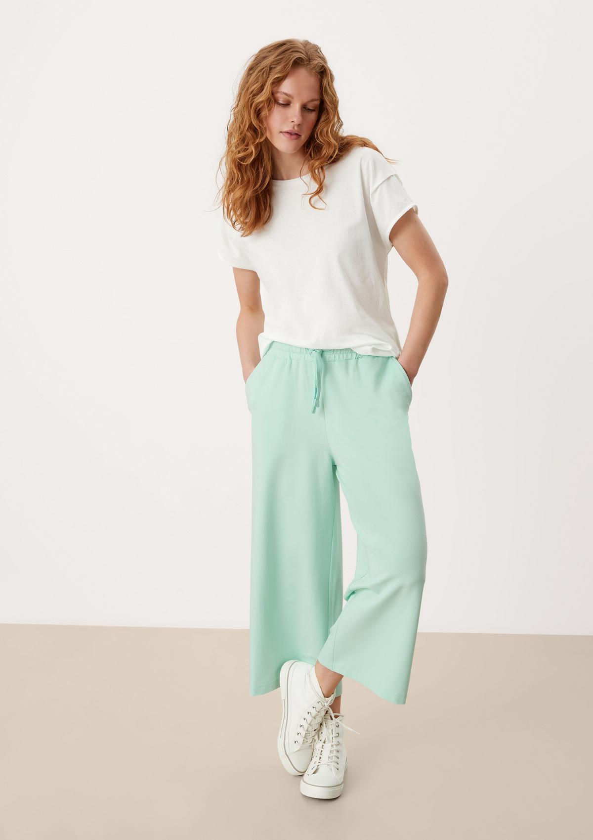 s.Oliver Regular fit: Sweatshirt trousers in a simple design