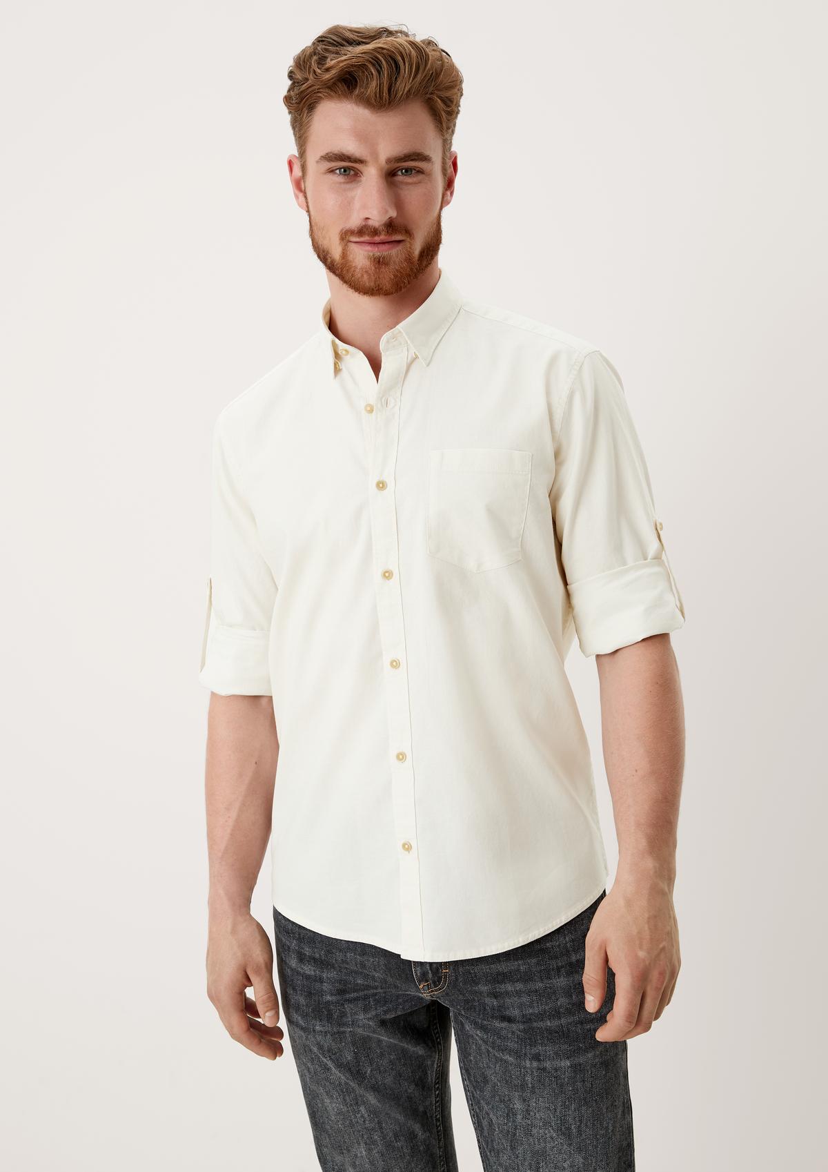 s.Oliver Regular fit: shirt with turn-back cuffs