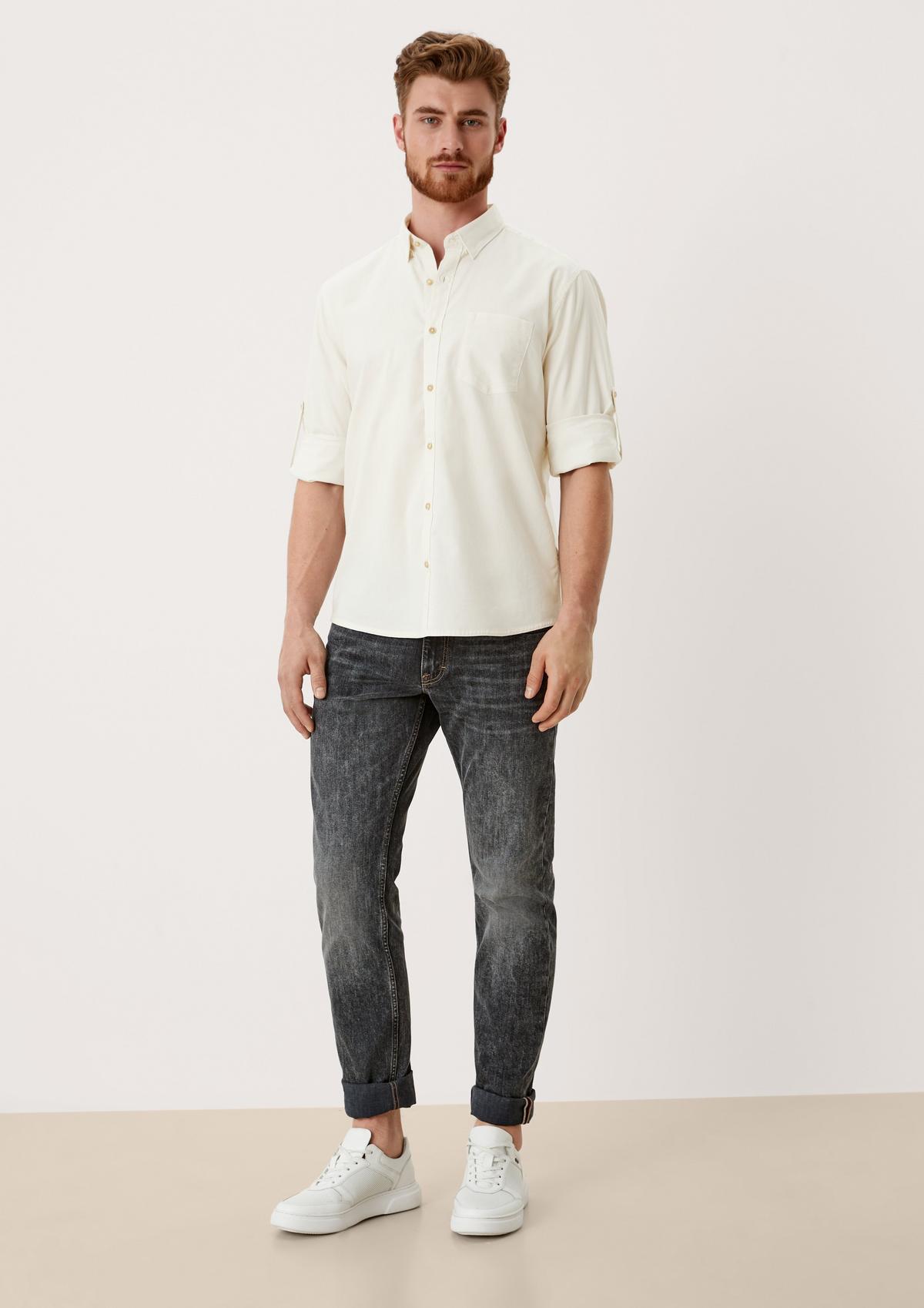s.Oliver Regular fit: shirt with turn-back cuffs