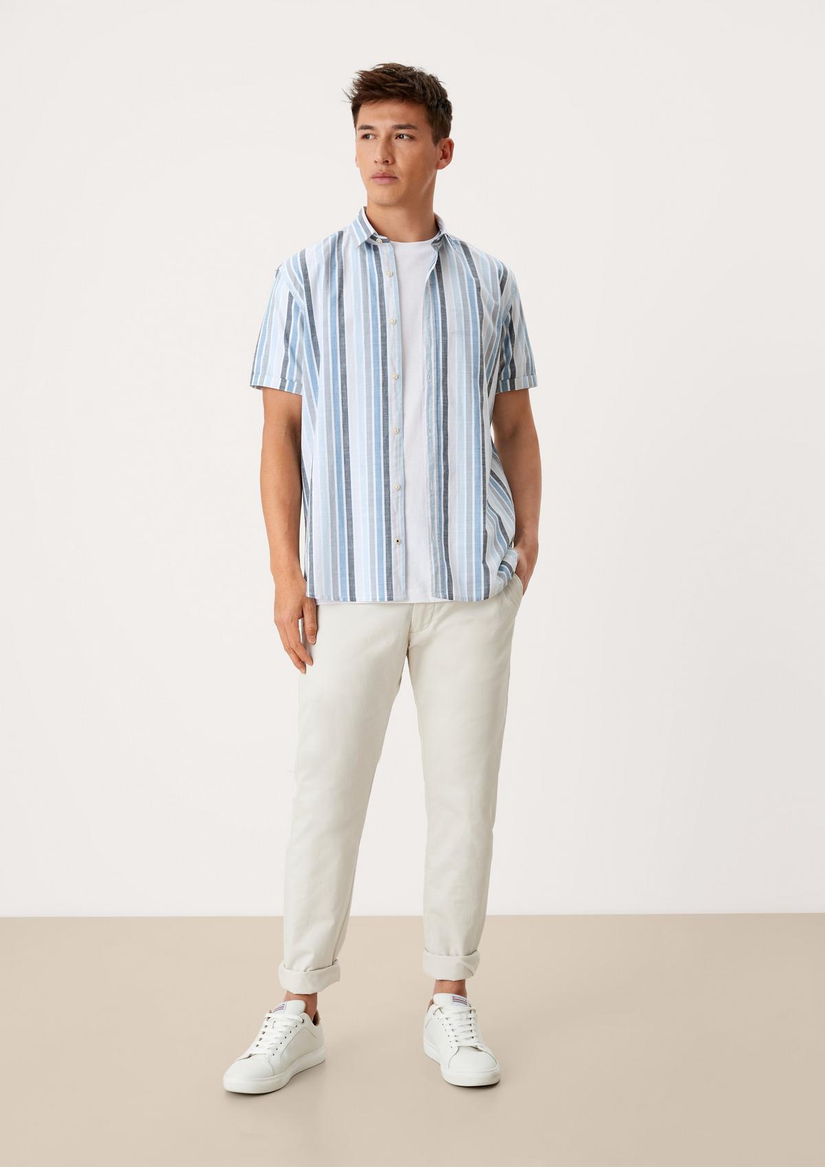 s.Oliver Regular fit: striped short sleeve shirt