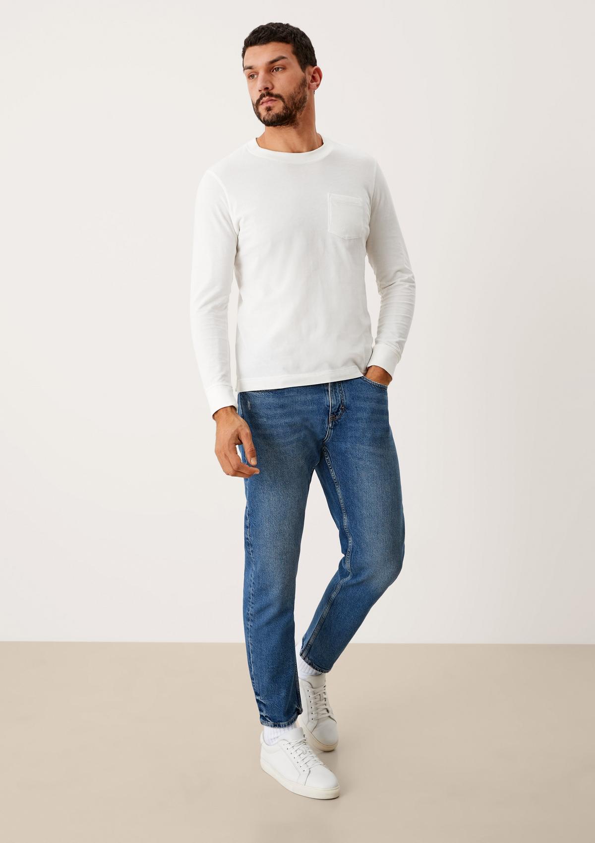 s.Oliver Relaxed: jeans met used look
