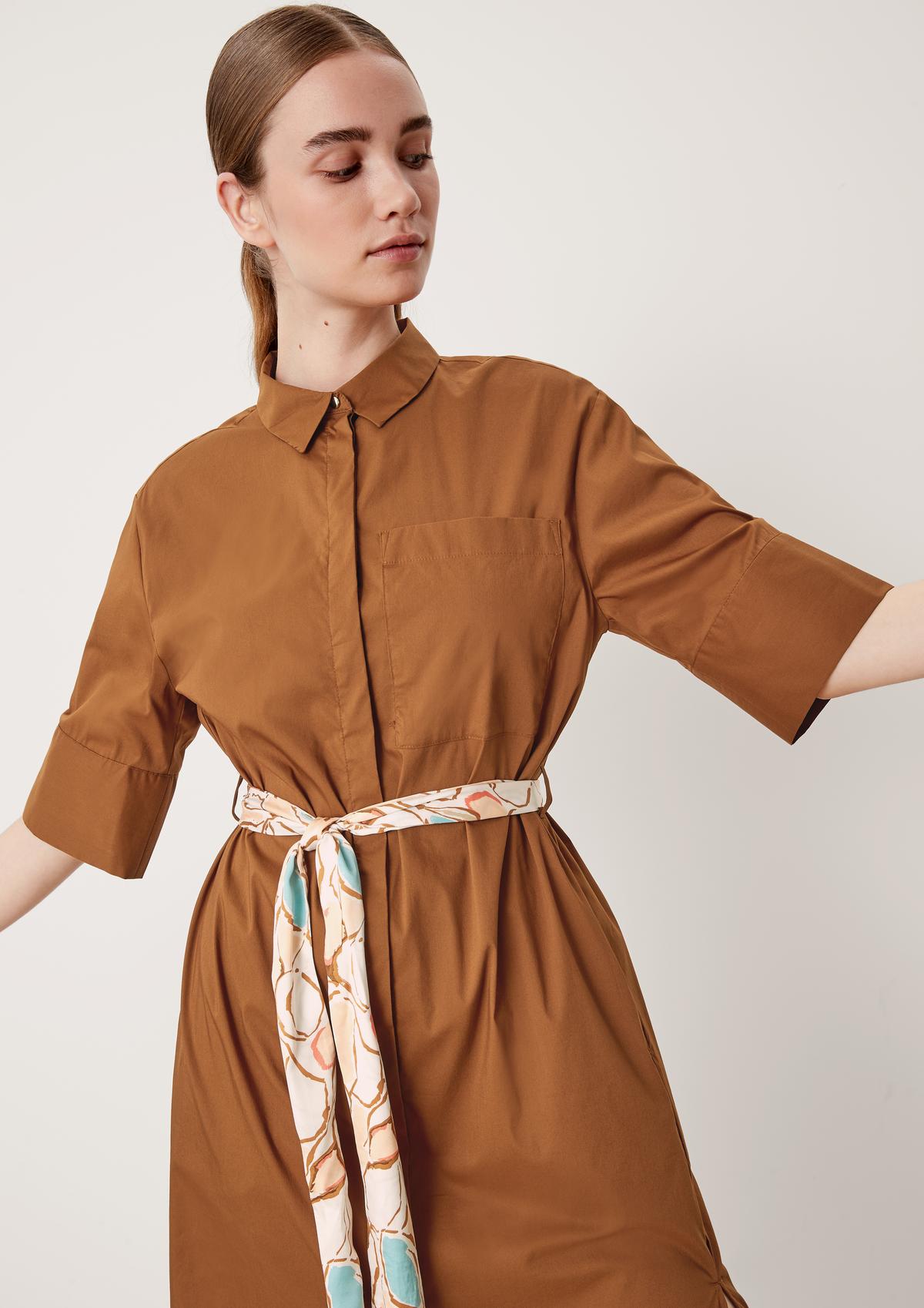 s.Oliver Shirt dress with a textile belt