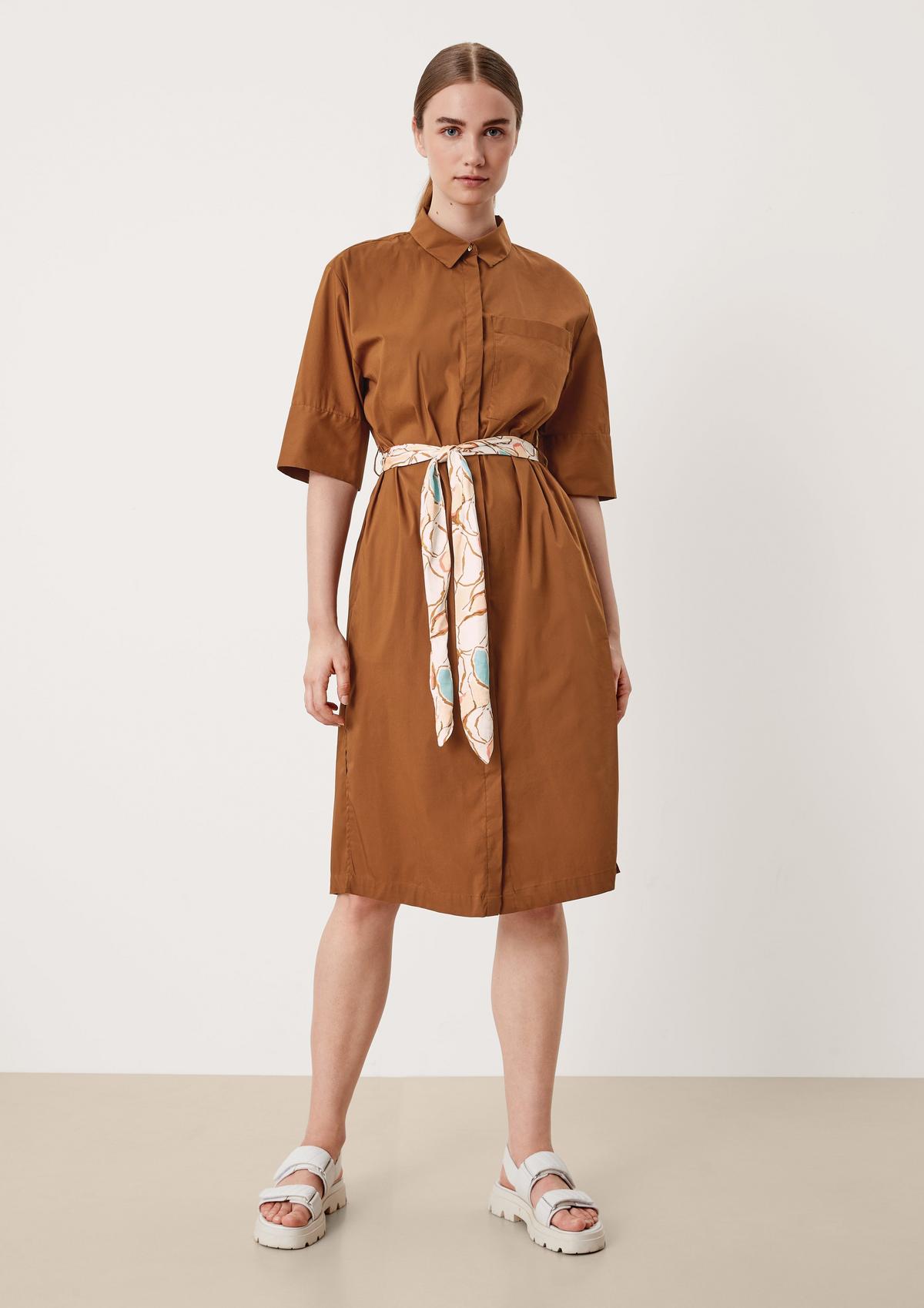 s.Oliver Shirt dress with a textile belt