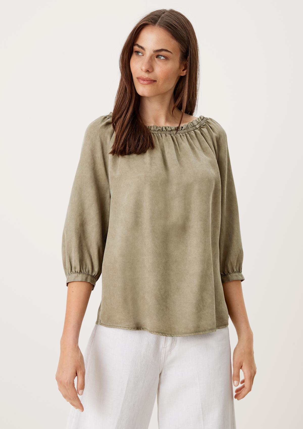 s.Oliver Blouse met ruches als detail