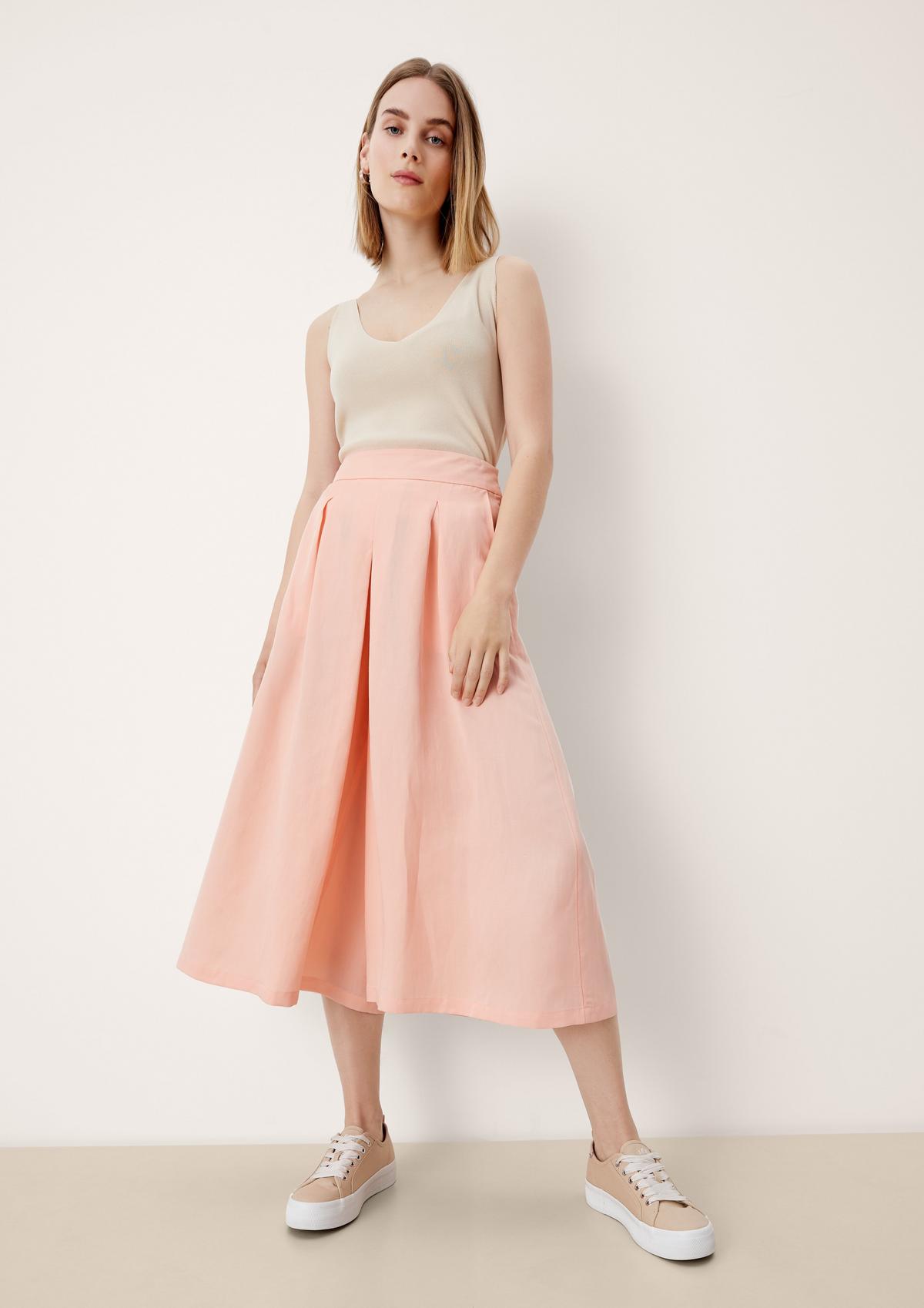 s.Oliver Loose fit: wide-leg culottes