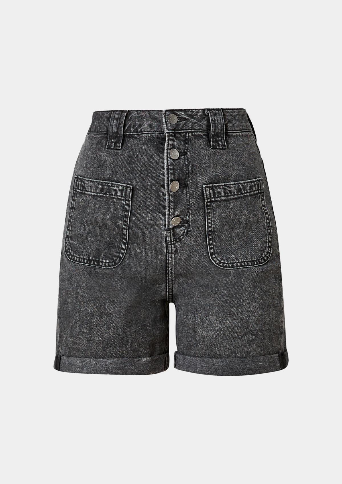 s.Oliver Regular: džínsové šortky s našitými vreckami