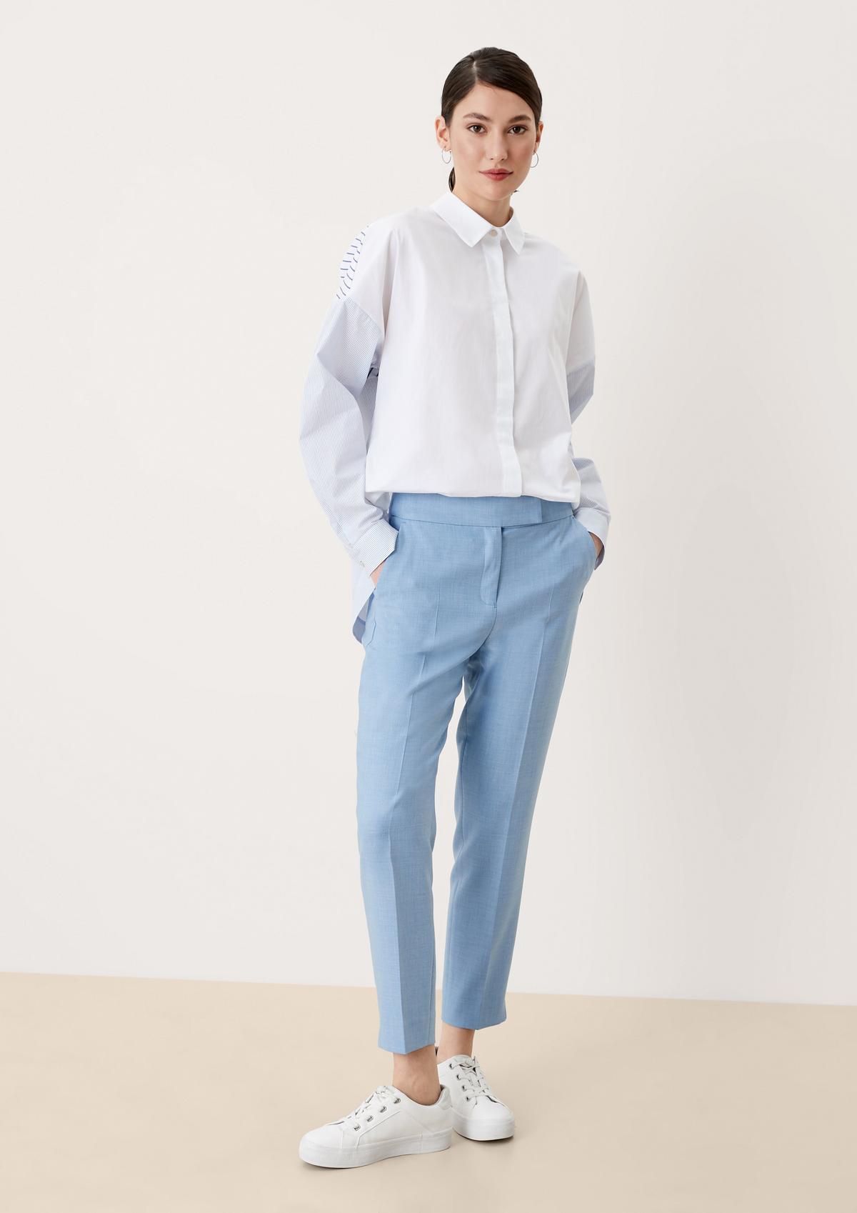 7/8-length cloth trousers