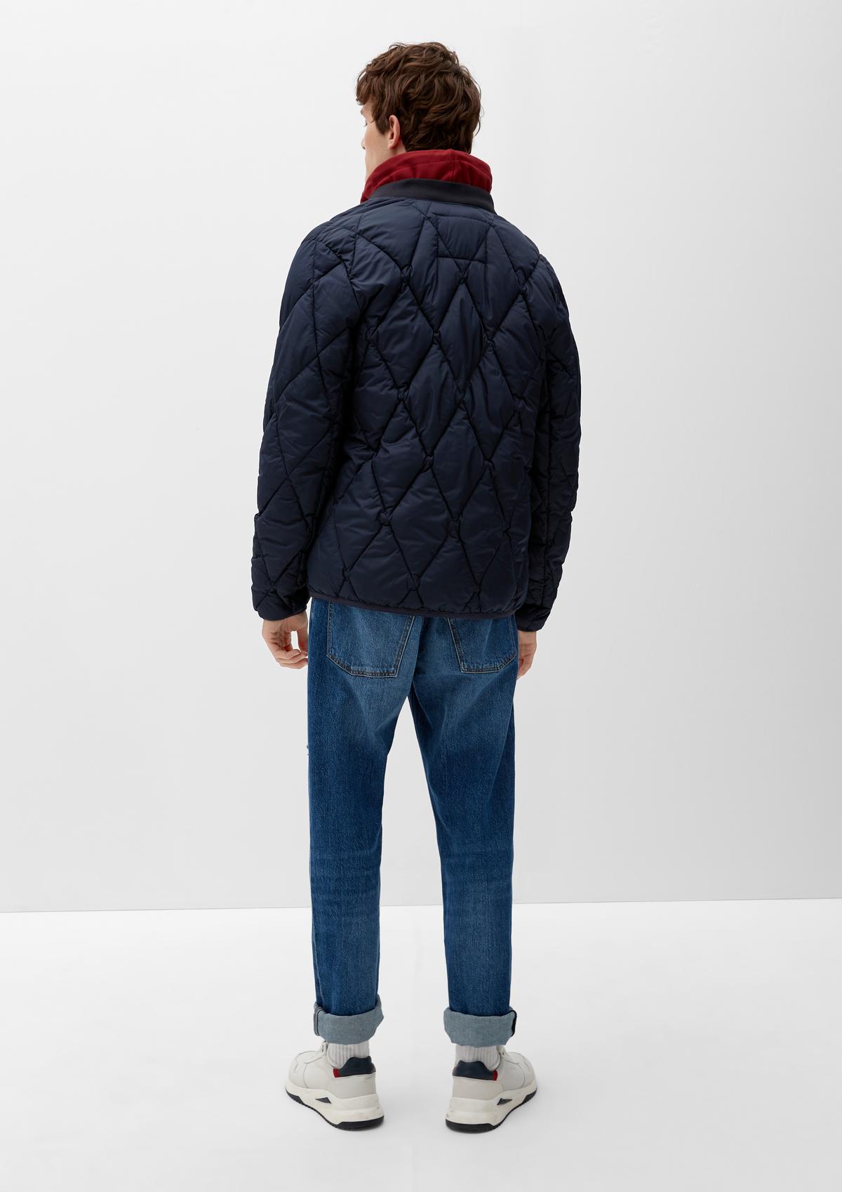 s.Oliver Quilted jacket with a stand-up collar