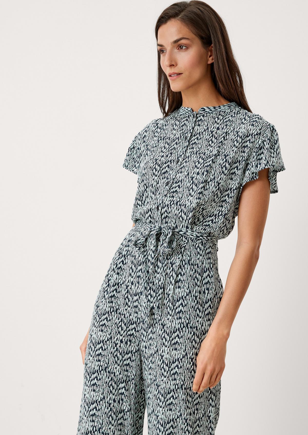 s.Oliver Jumpsuit with an all-over pattern