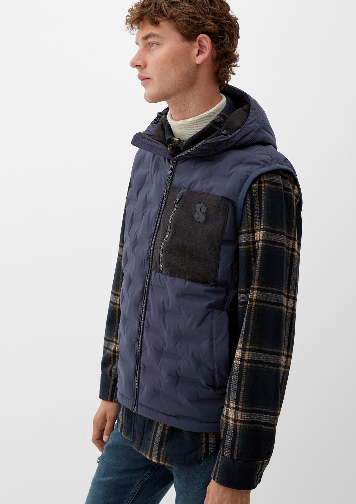 s.Oliver Quilted body warmer with padding