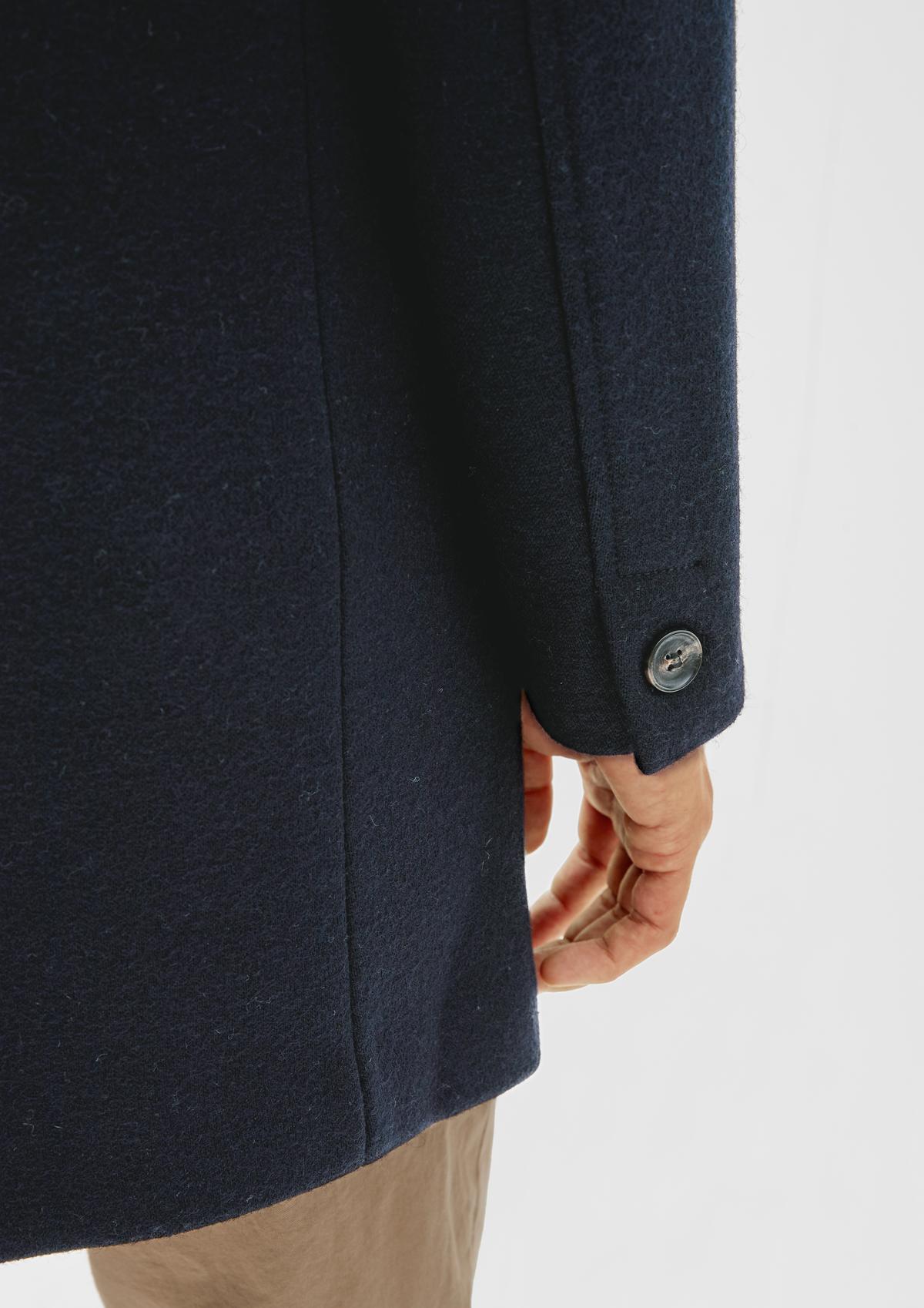 s.Oliver Blended wool coat with a lapel collar 
  
  
 